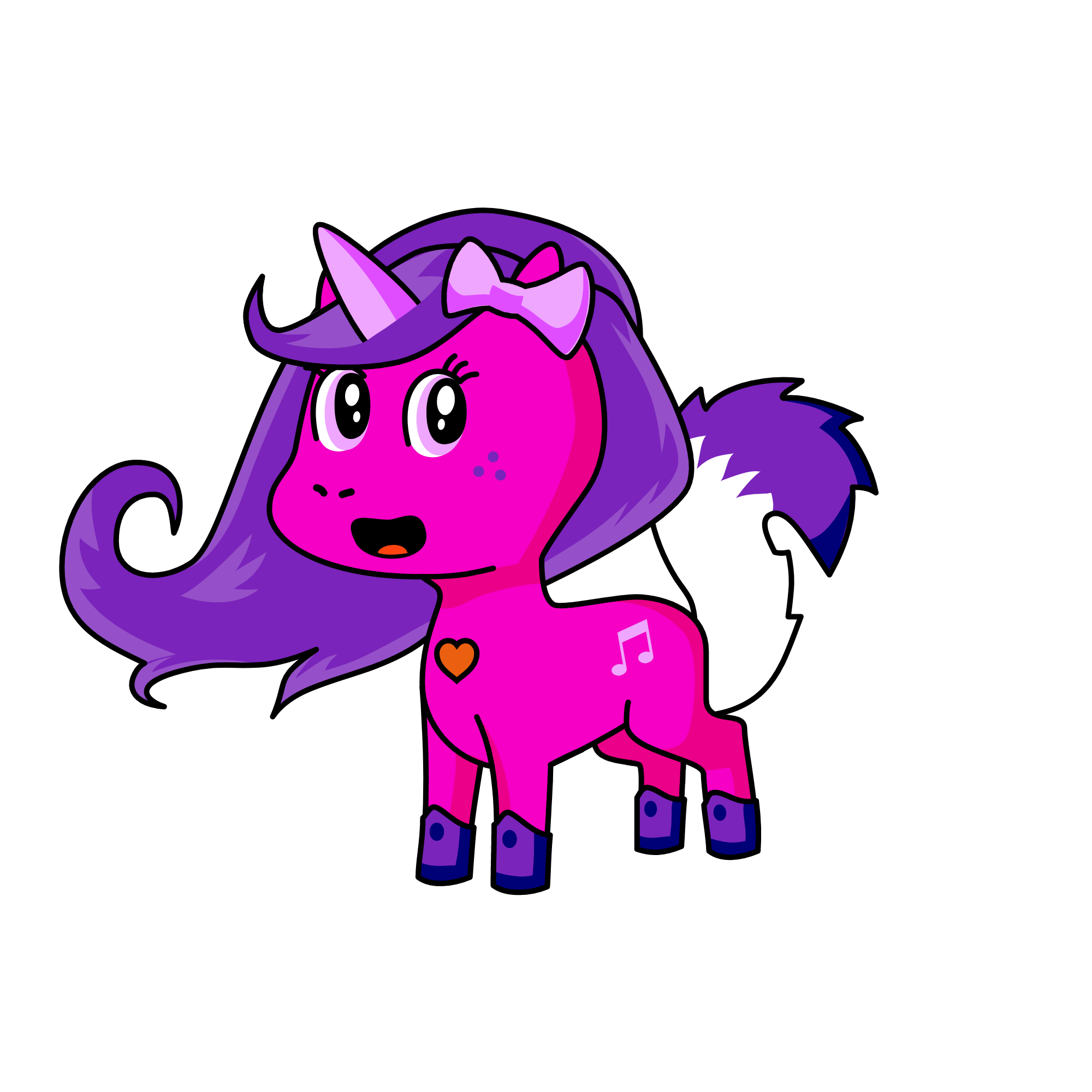 Λουκία, the unicorn