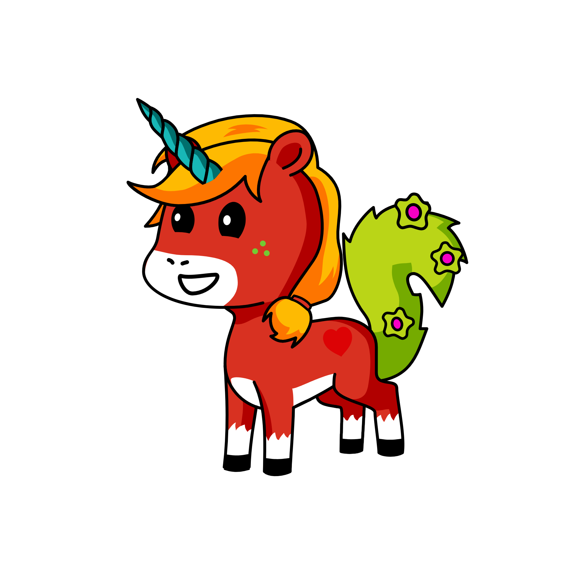 im in the Forest, the unicorn