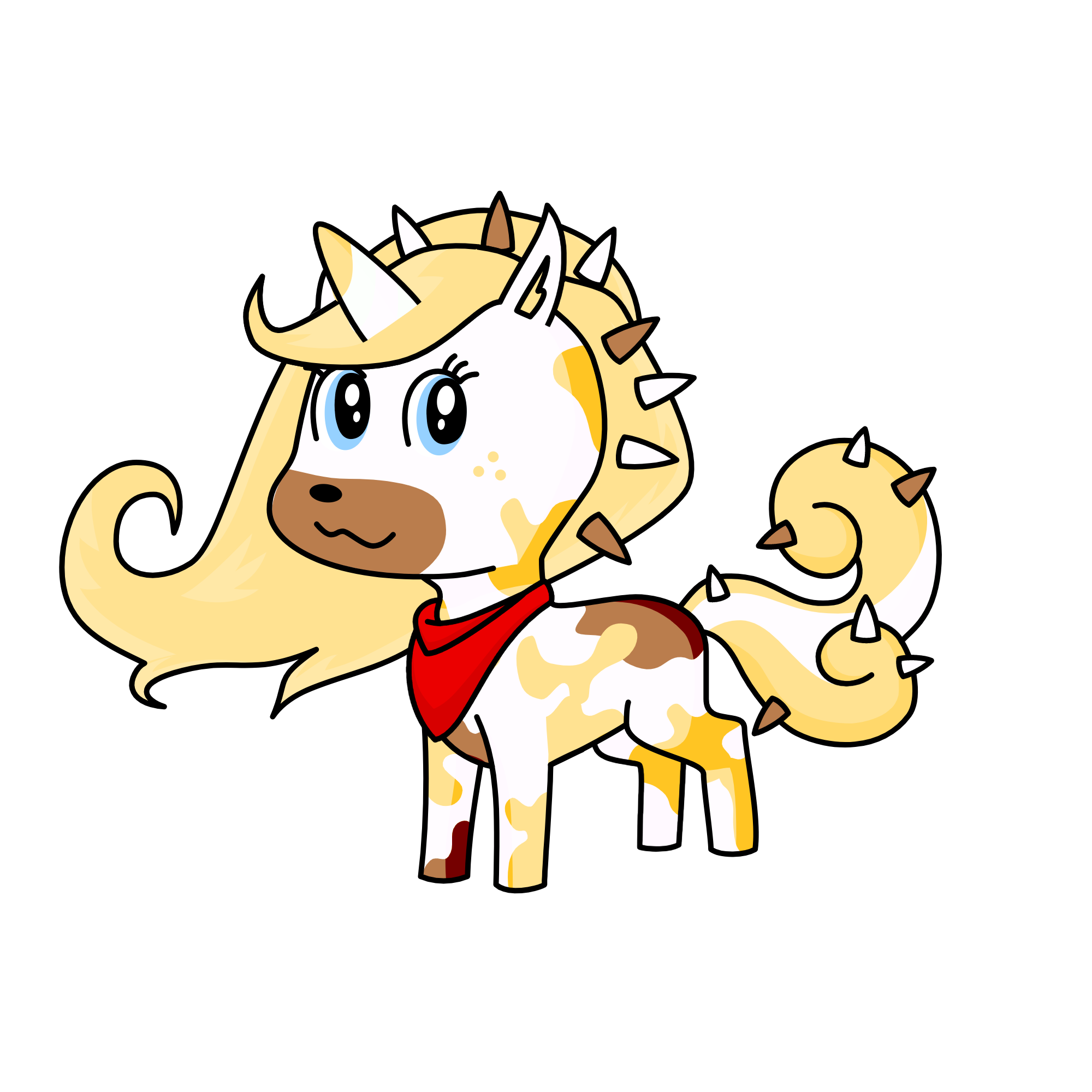 💛🤍🟨⬜🏵🥥<3, the unicorn