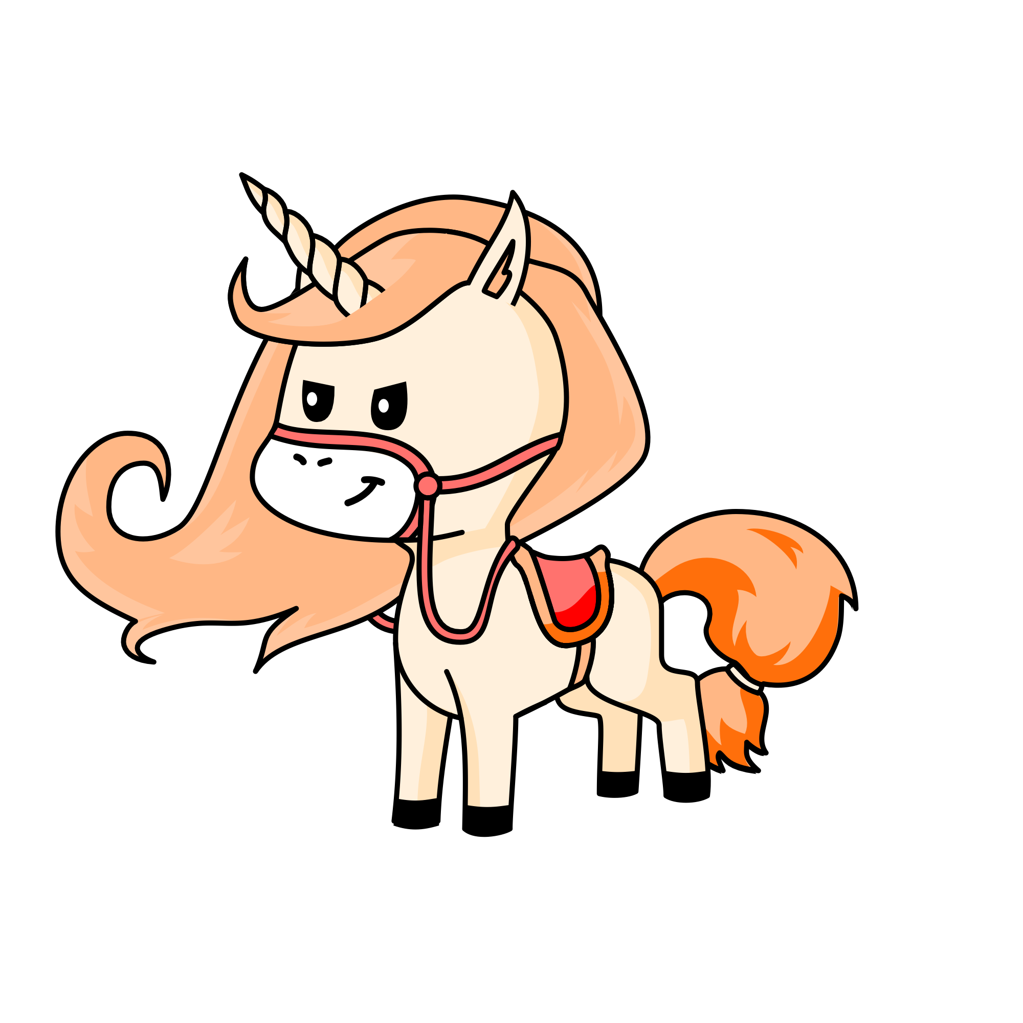 Sandy, the unicorn