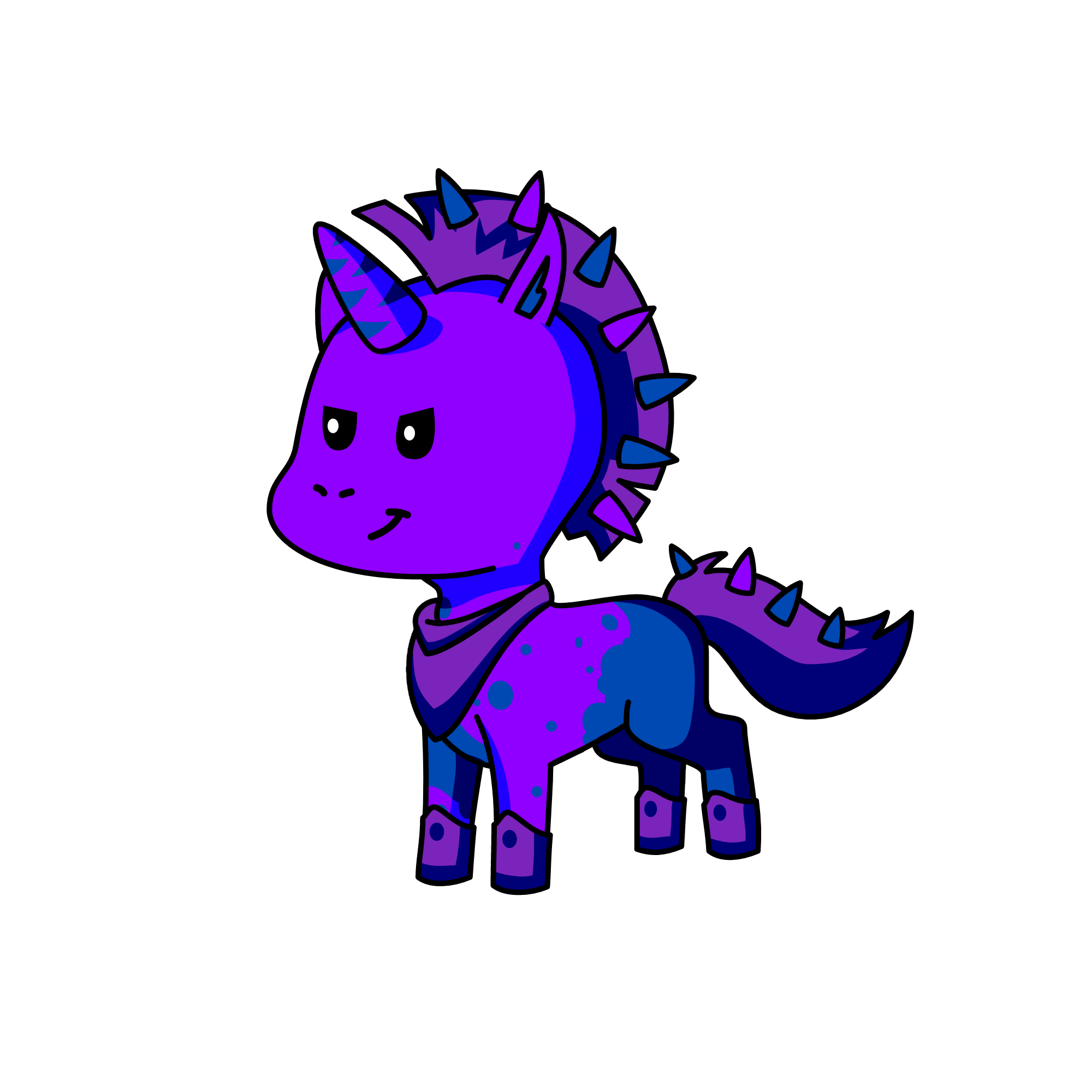 blurple, the unicorn