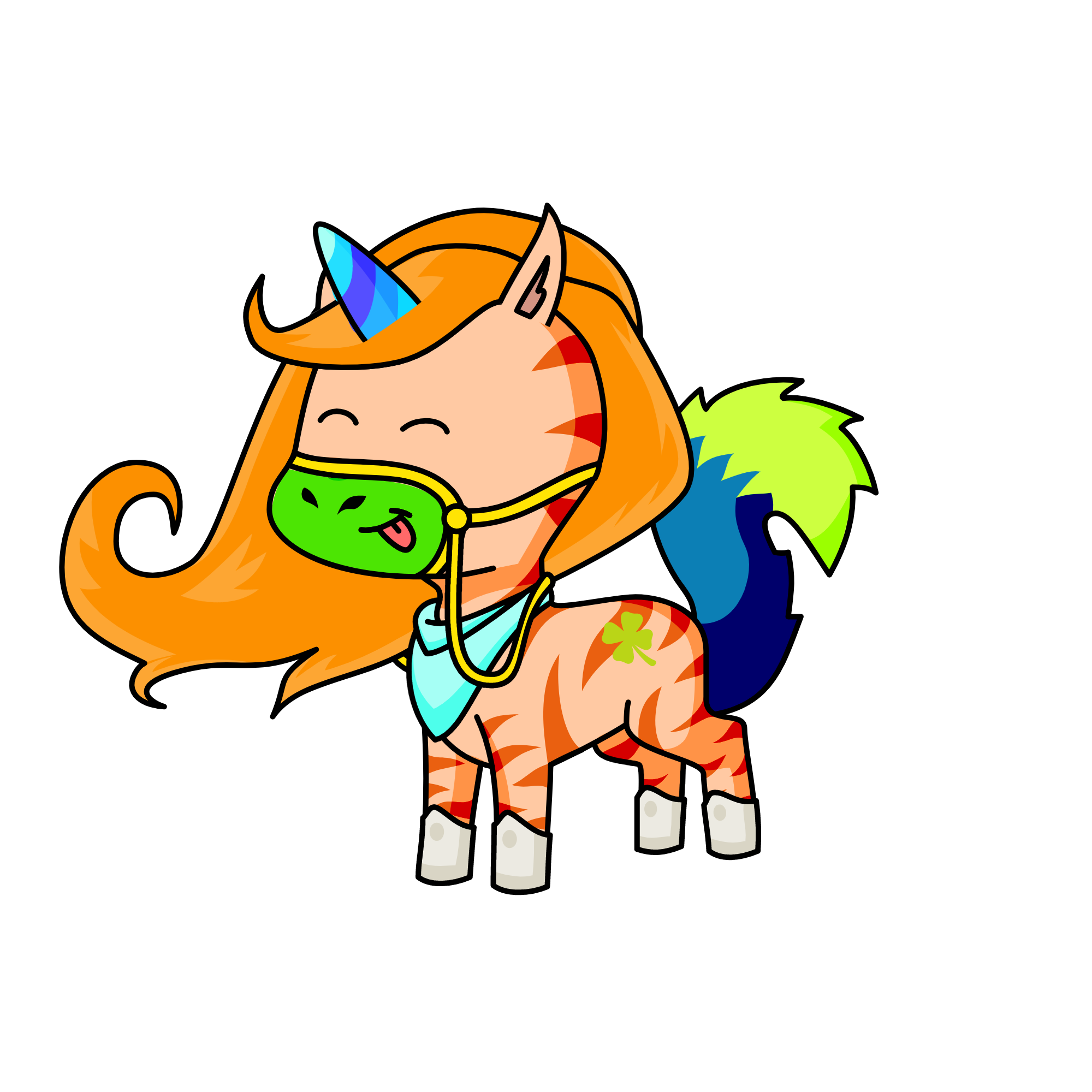 Dawn, the unicorn