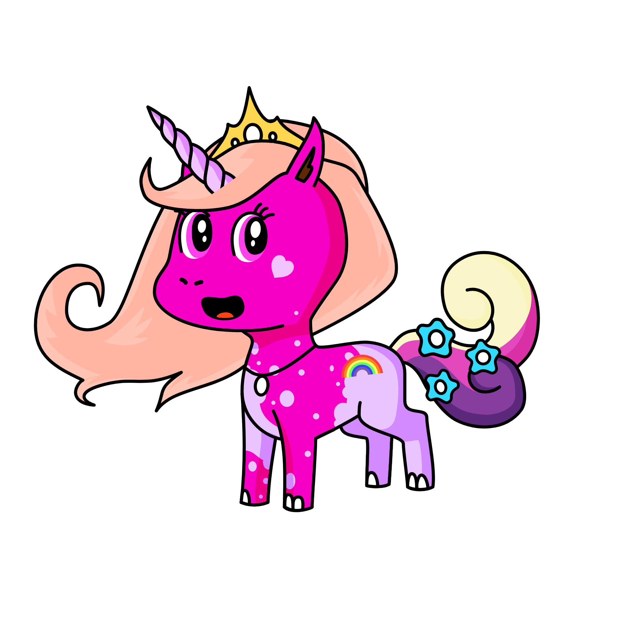 Ariel the Queen of The Sky, the unicorn