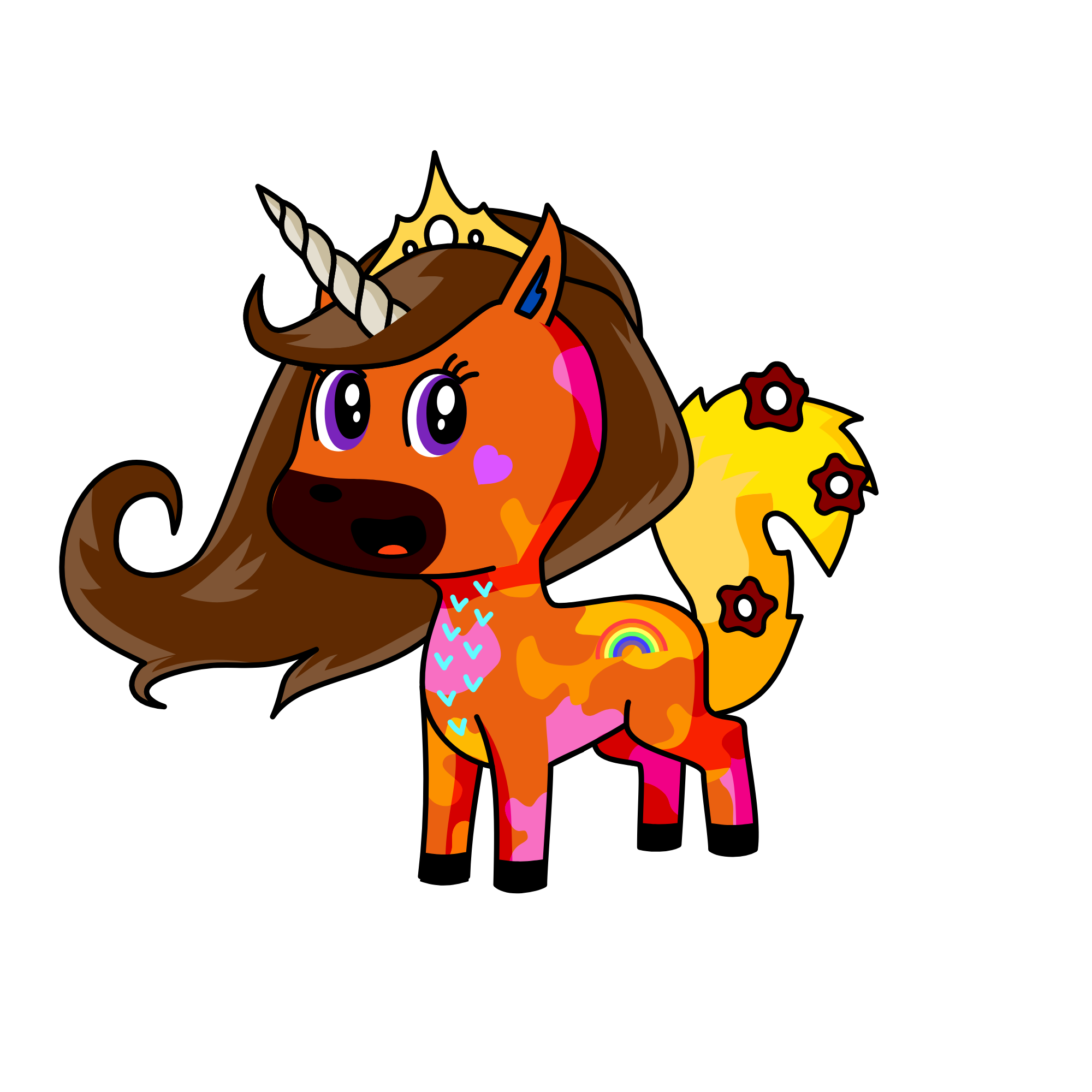 непгенгене, the unicorn