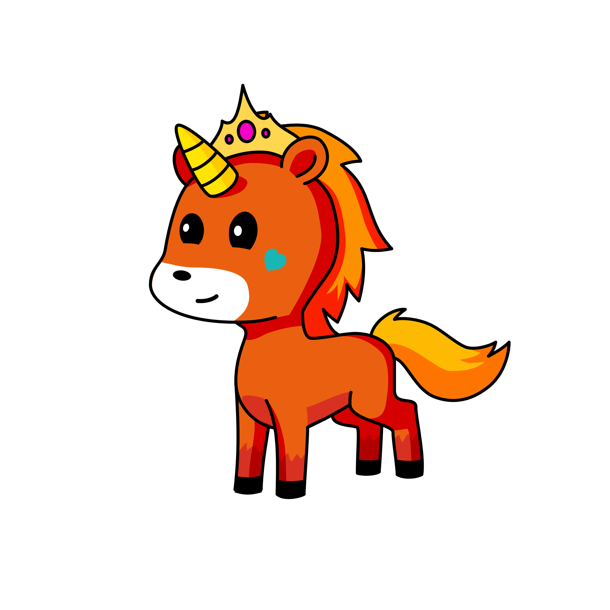 Carrot cake, the unicorn