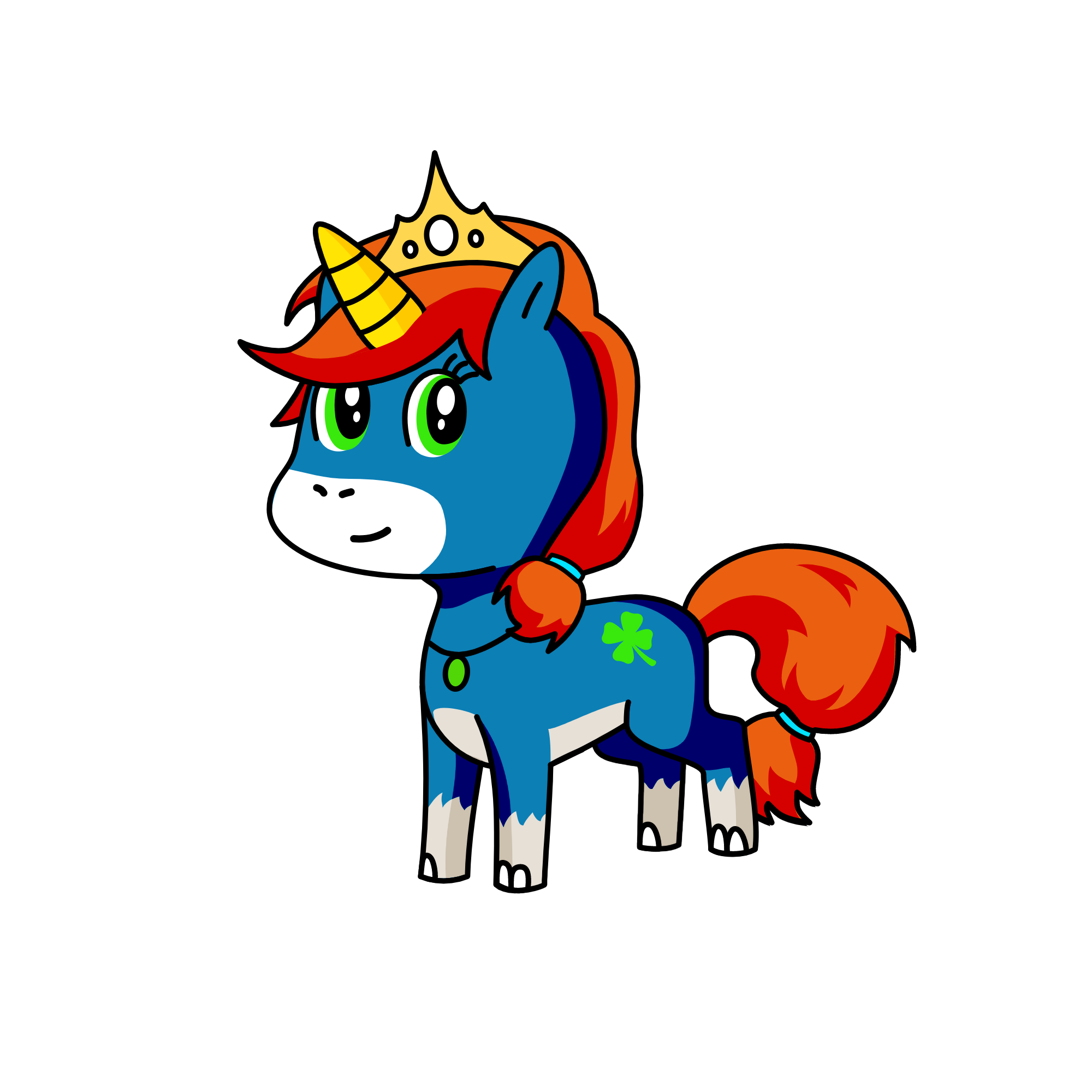 Ginger, the unicorn