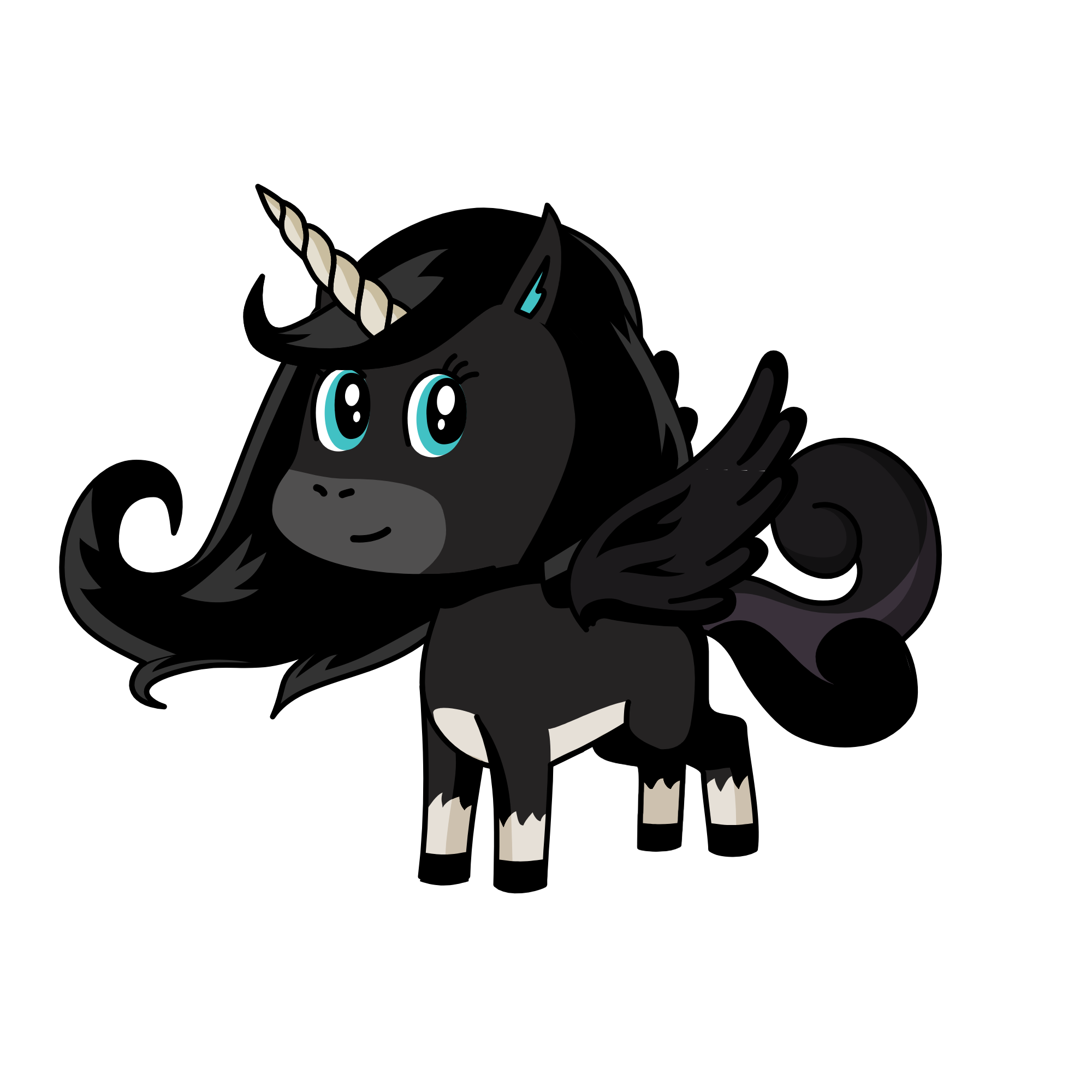 Midnight, the unicorn