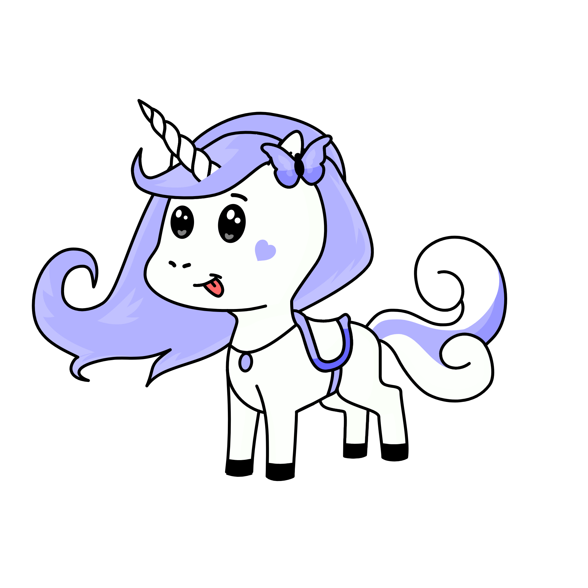 purplie, the unicorn
