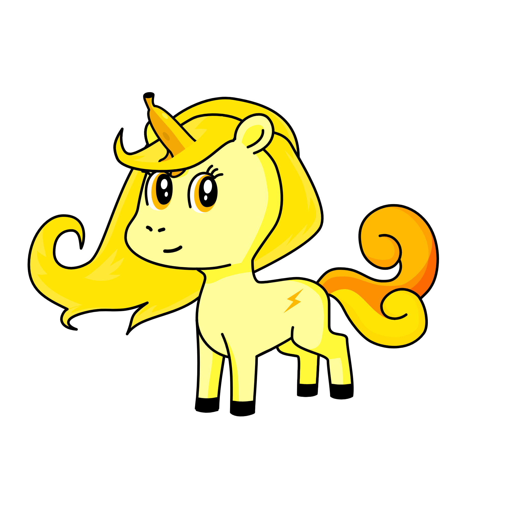 Banana, the unicorn