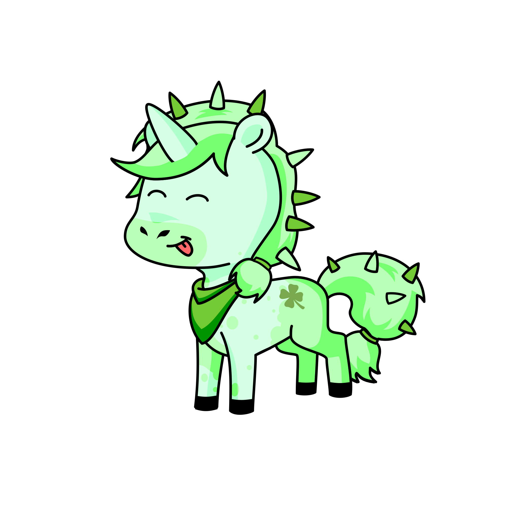 Minty, the unicorn