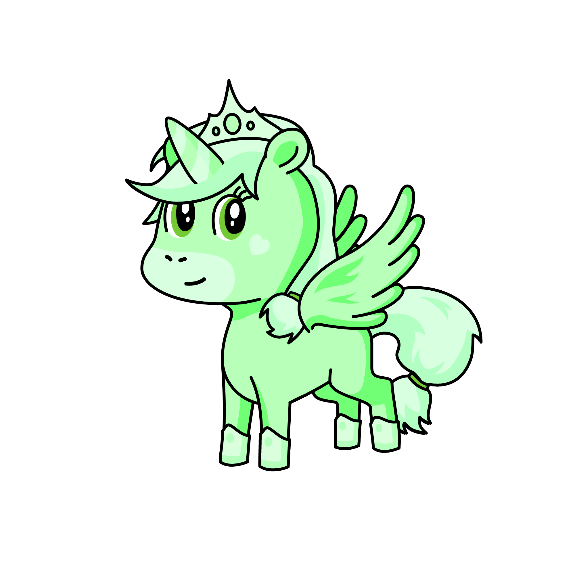 mint, the unicorn