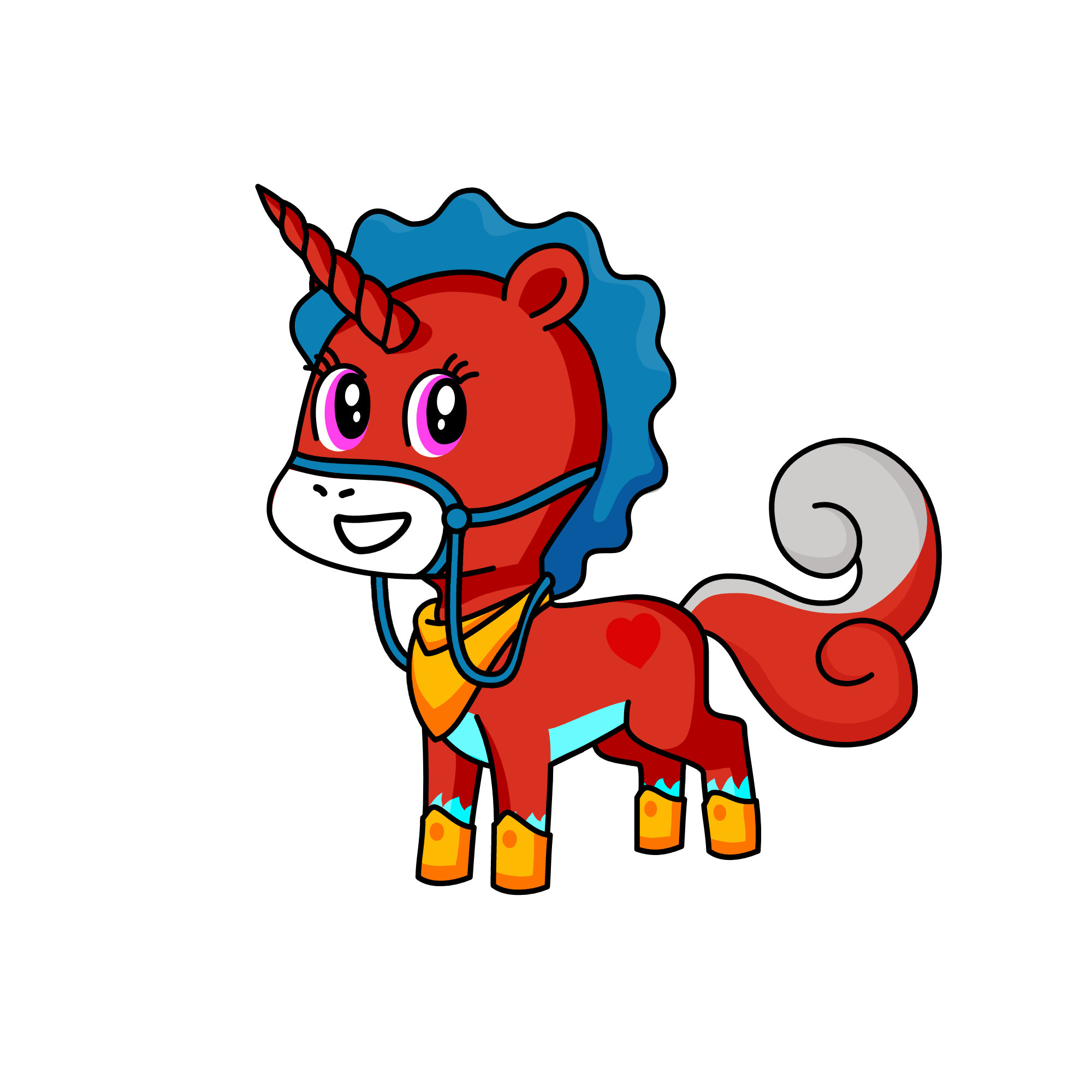 b, the unicorn