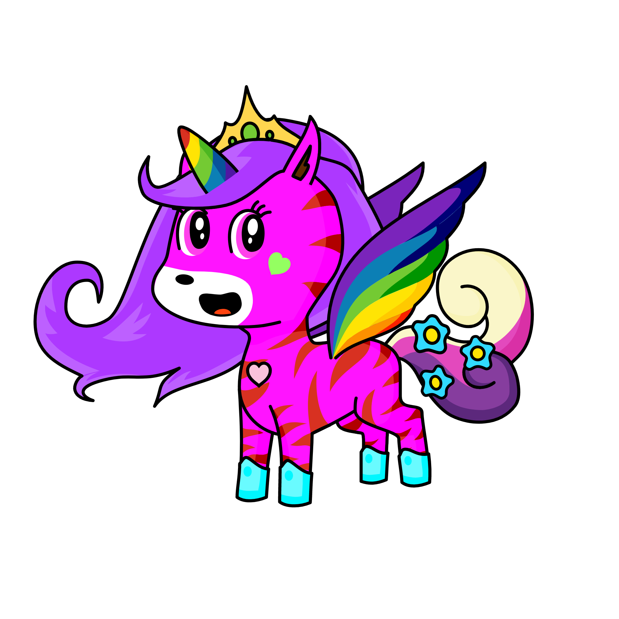 Prinsecc Celenstina@, the unicorn