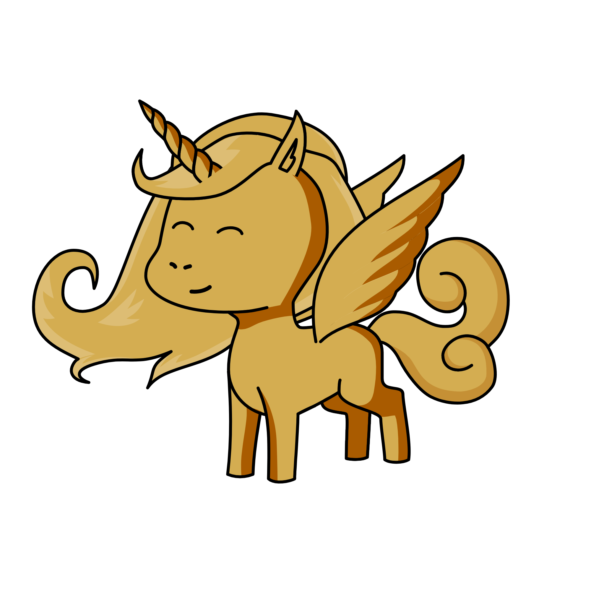 can defeat her, because she was too powerful not even a powerful , the unicorn