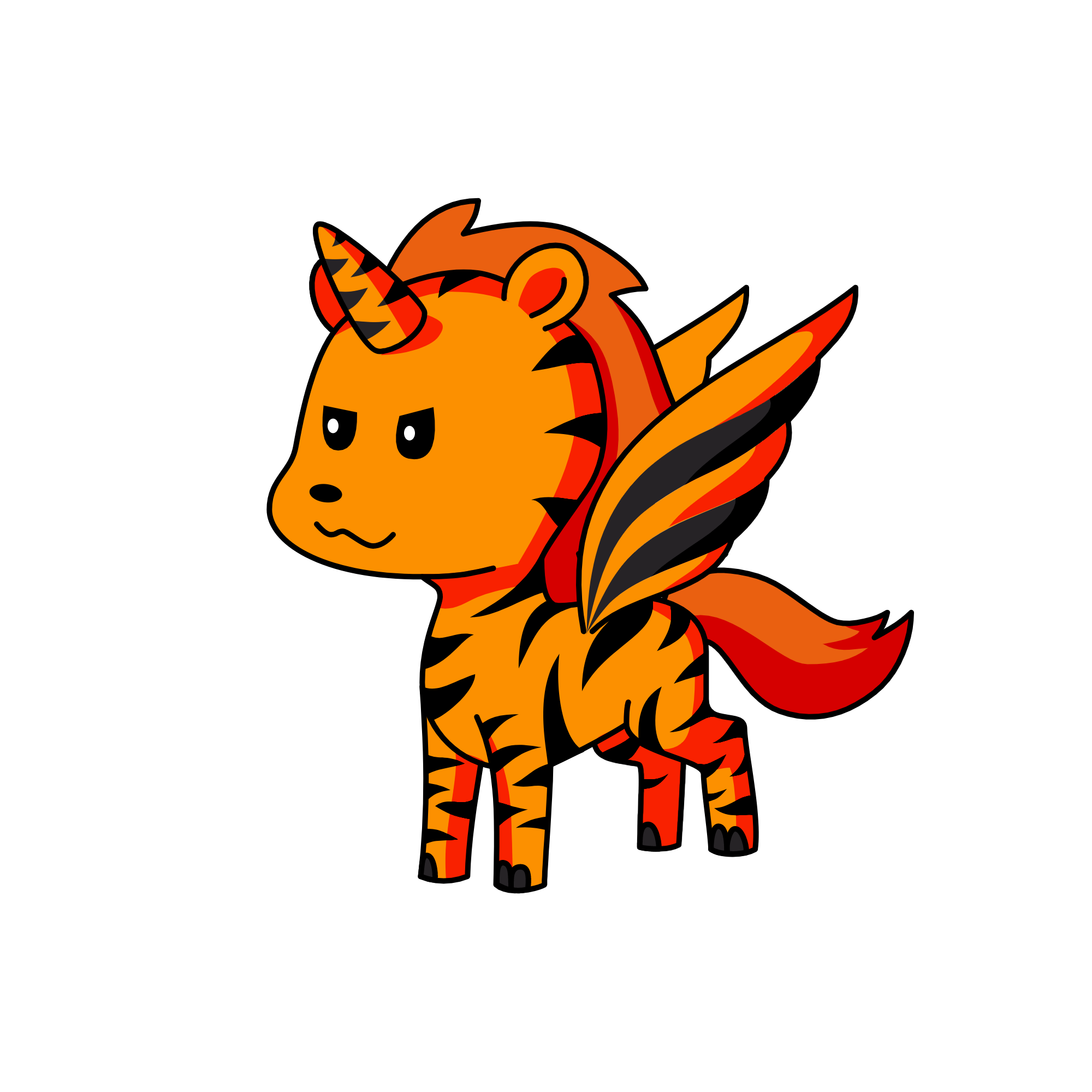 Tiger, the unicorn