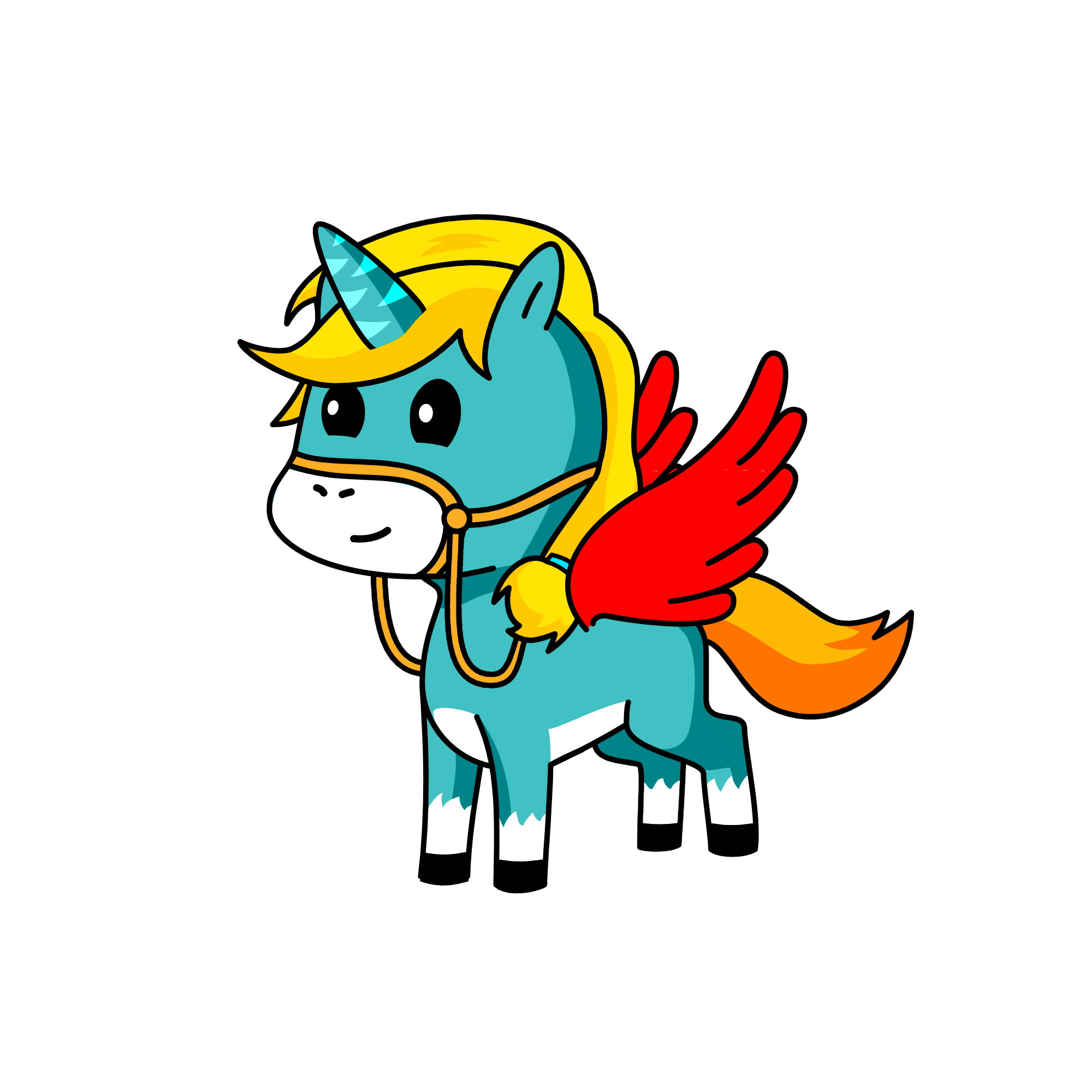 Apple blossom, the unicorn