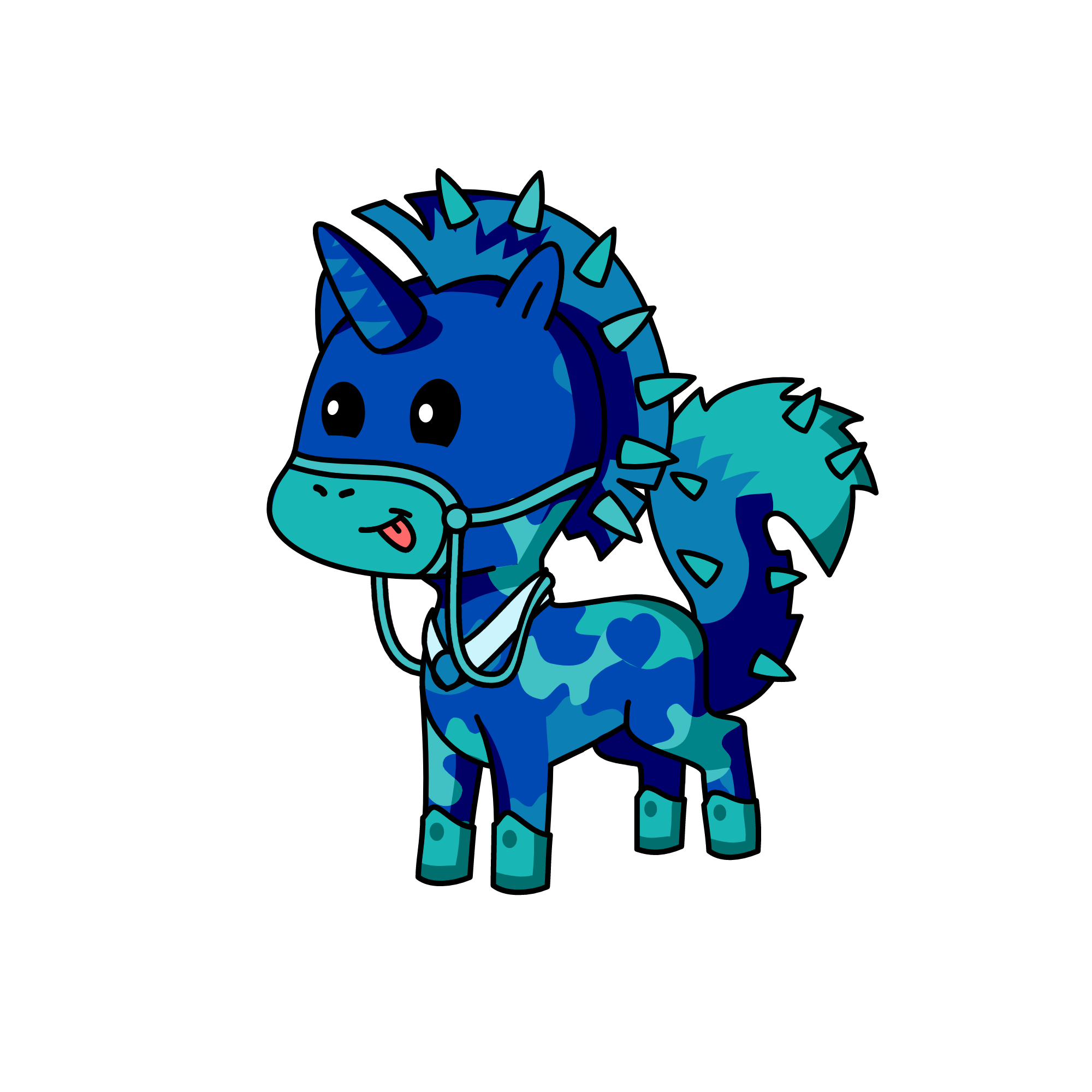 Sky Blue, the unicorn