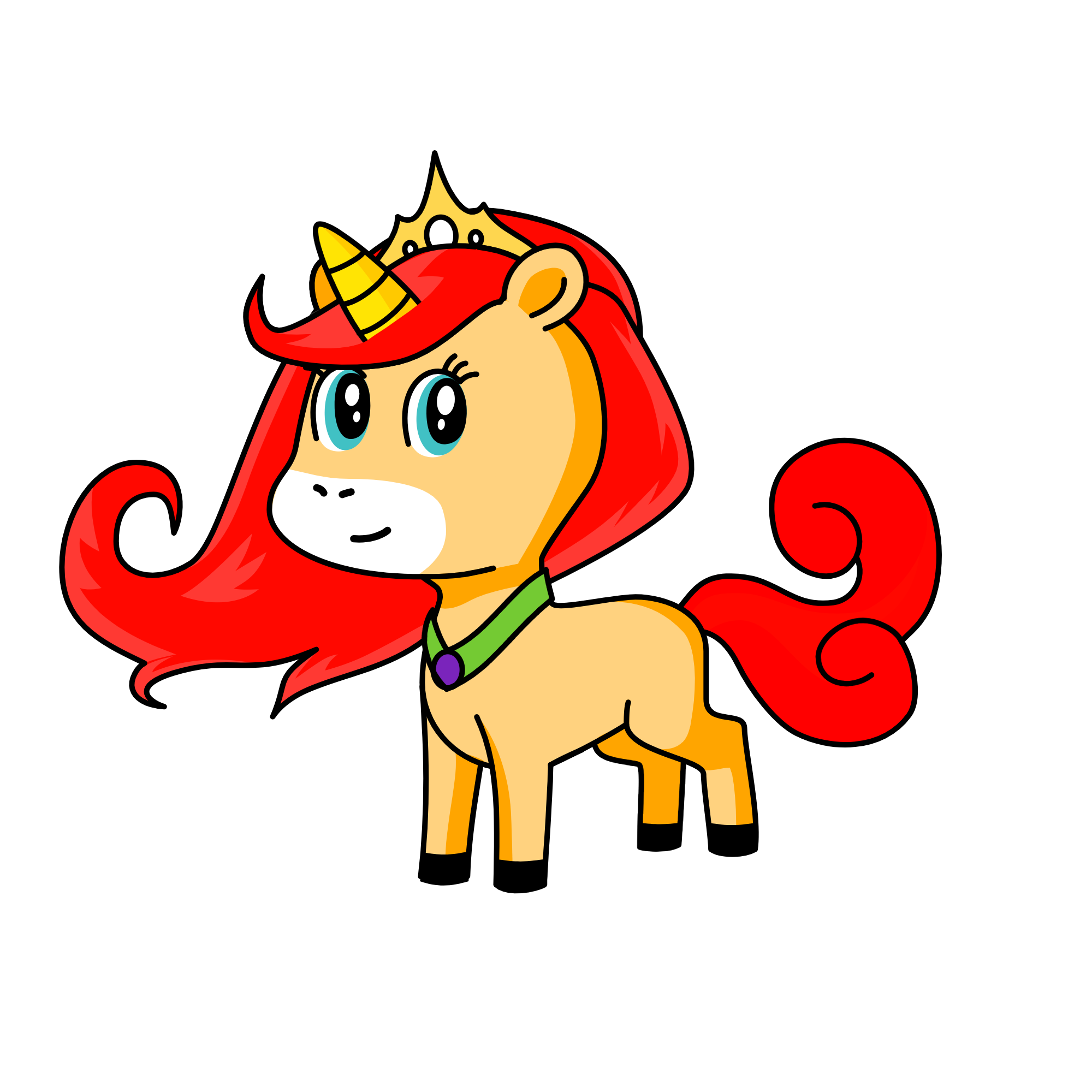Ariel, the unicorn
