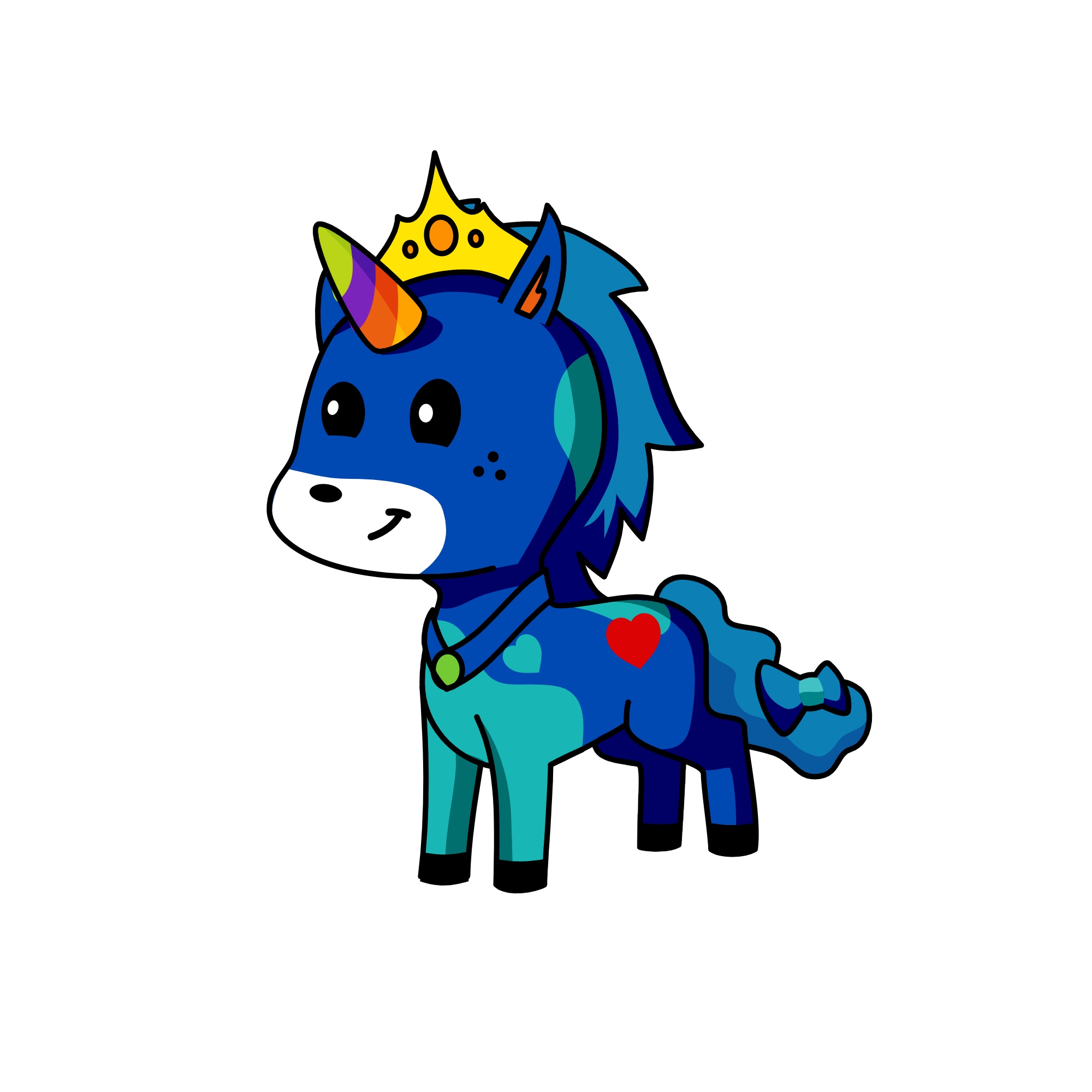 ocenyoesquaernoinkacaceniv (my brothers name), the unicorn