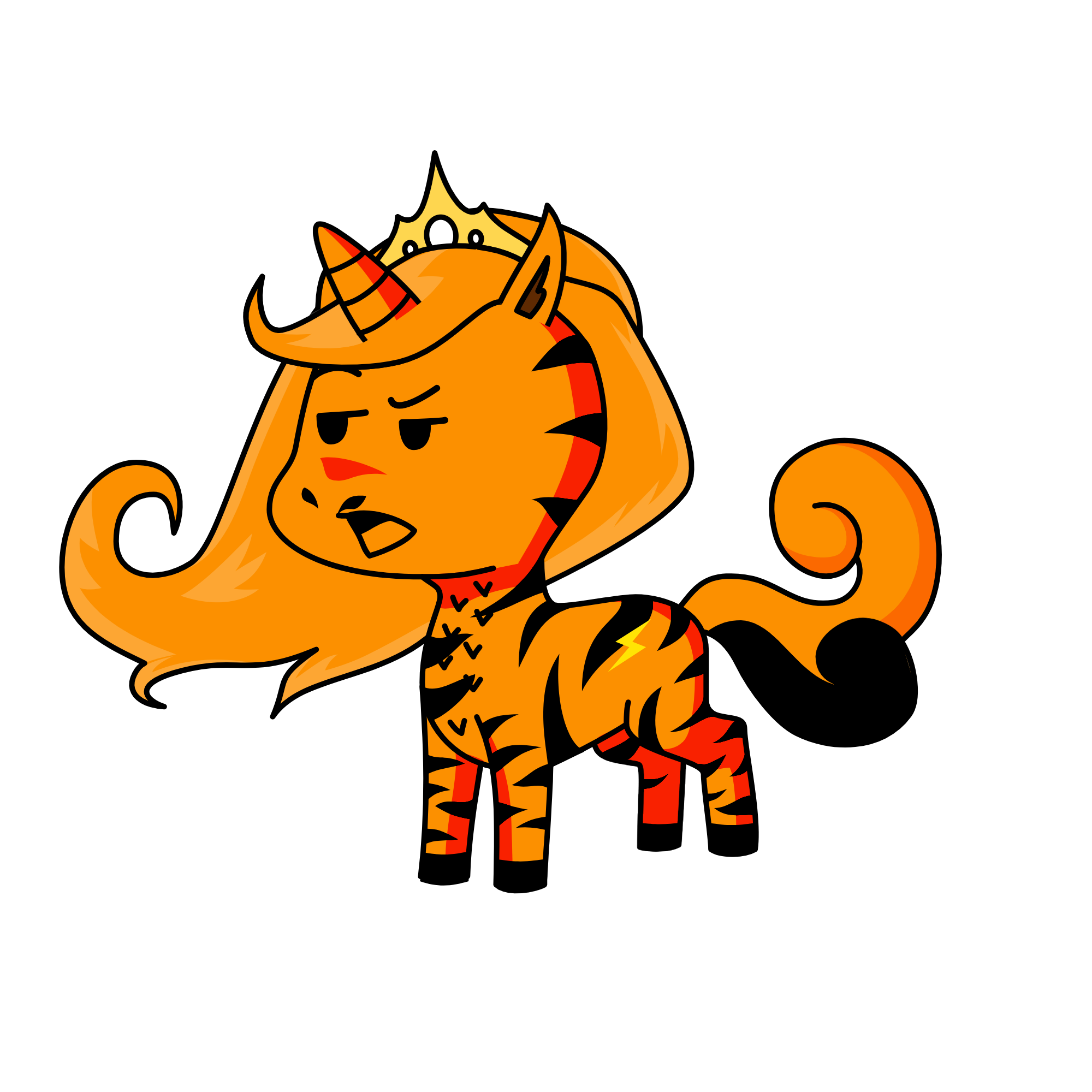 Moon Tiger, the unicorn