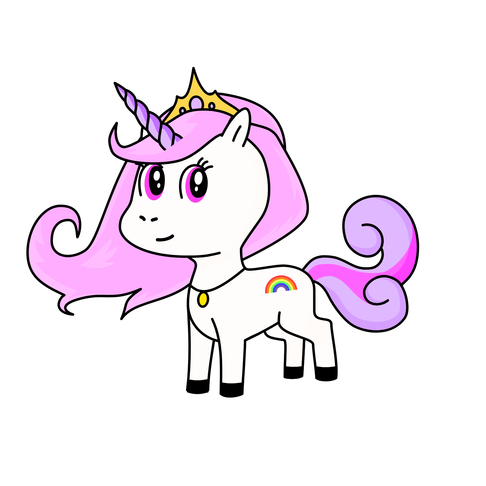 Pink, the unicorn