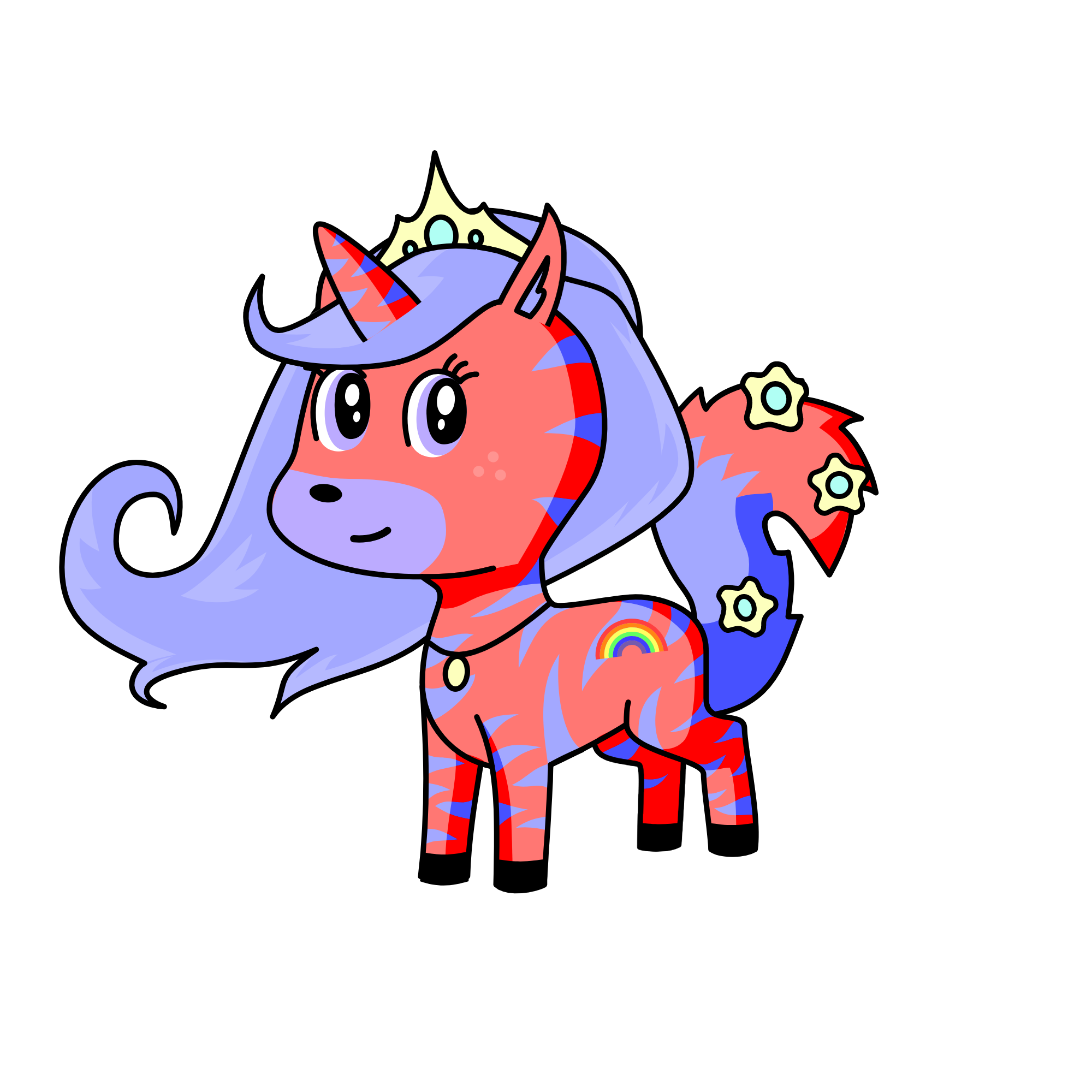 Queen Tigeress, the unicorn
