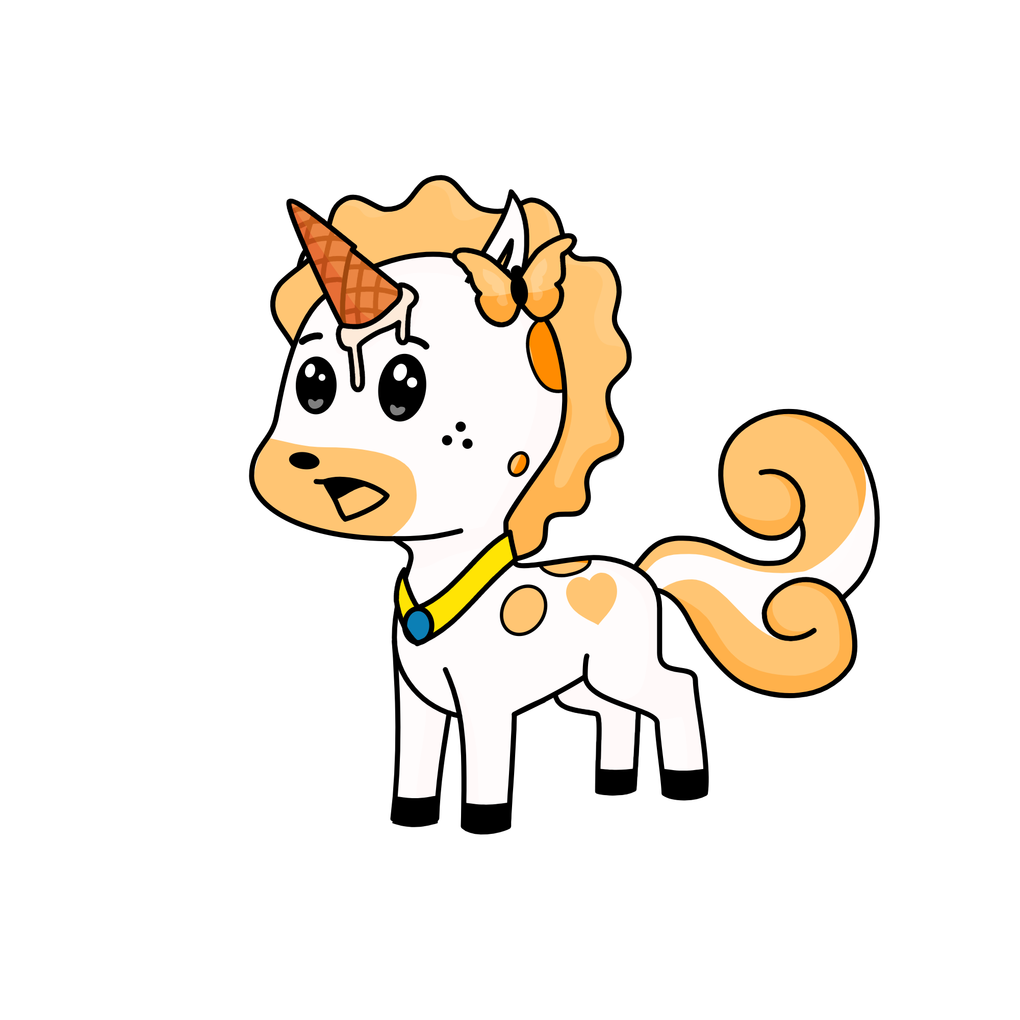 🏵, the unicorn