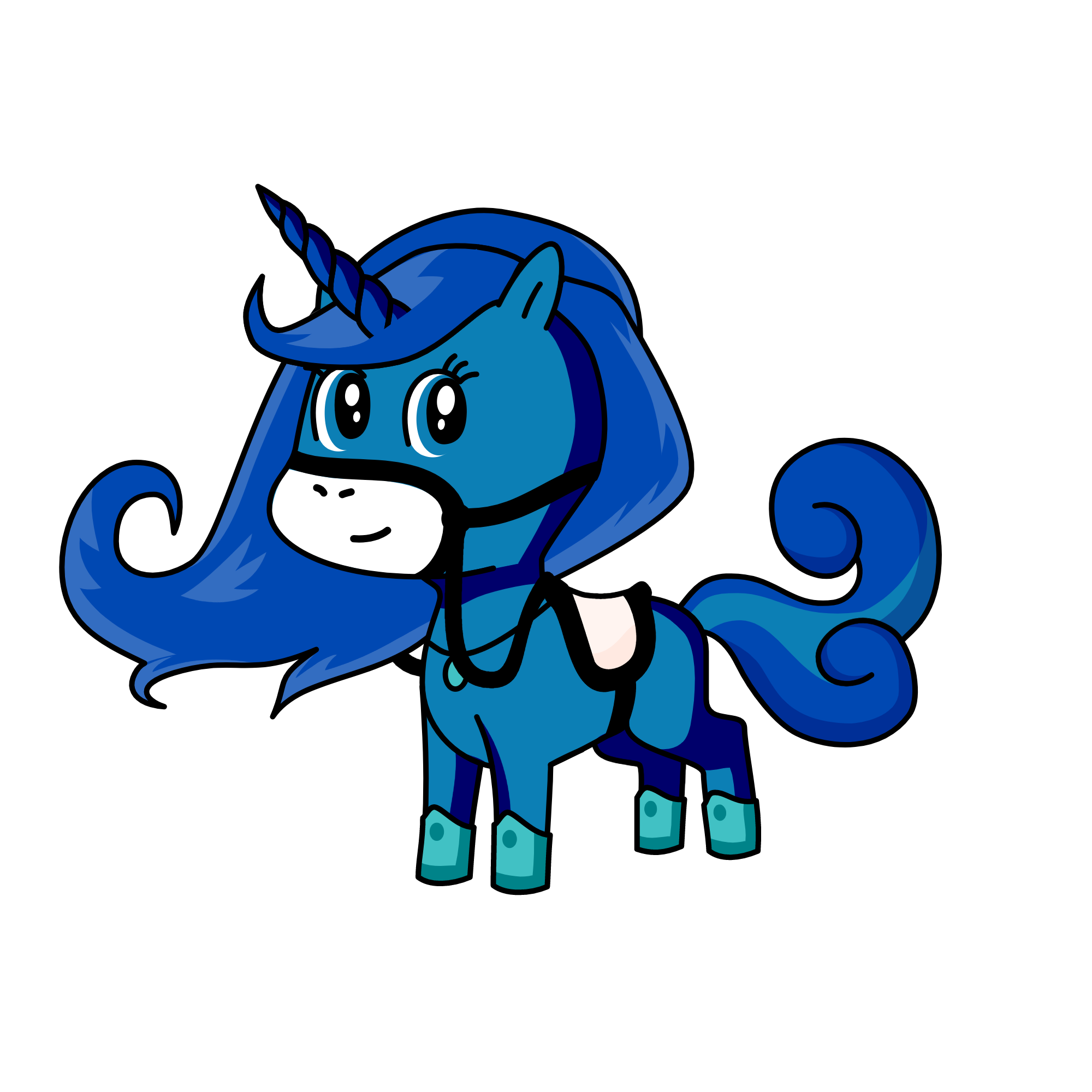 Midnight, the unicorn