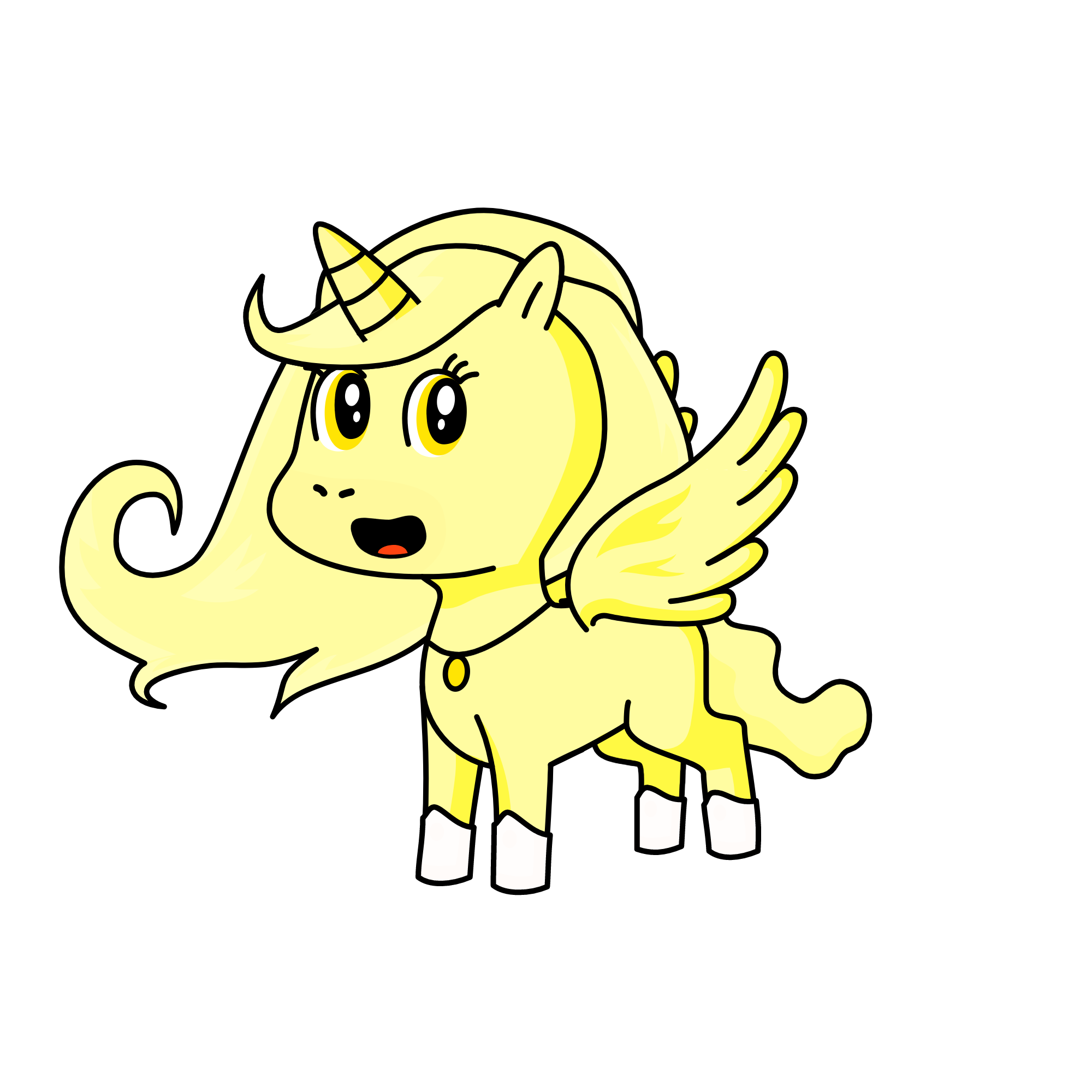 Sunny, the unicorn