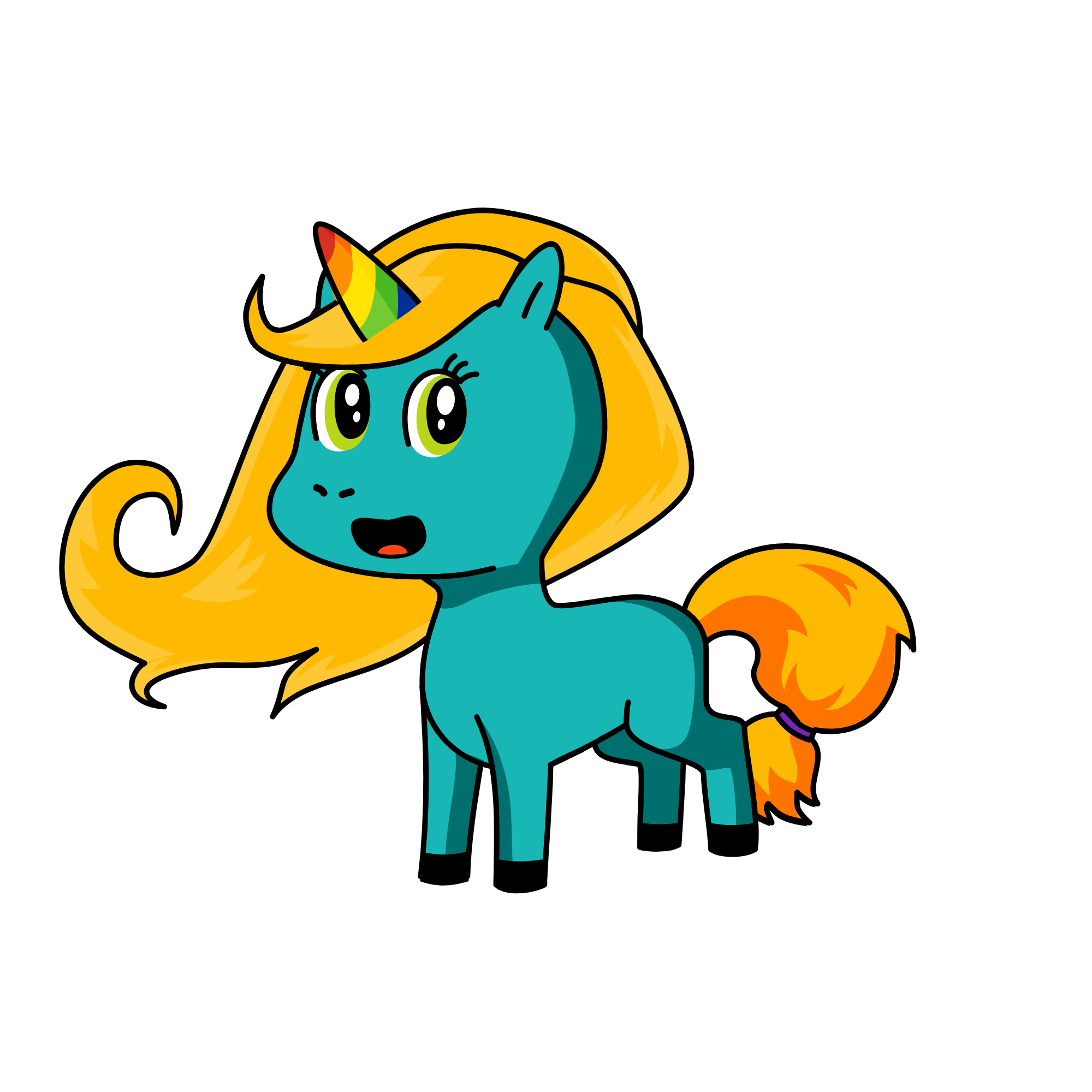 Moonlight, the unicorn