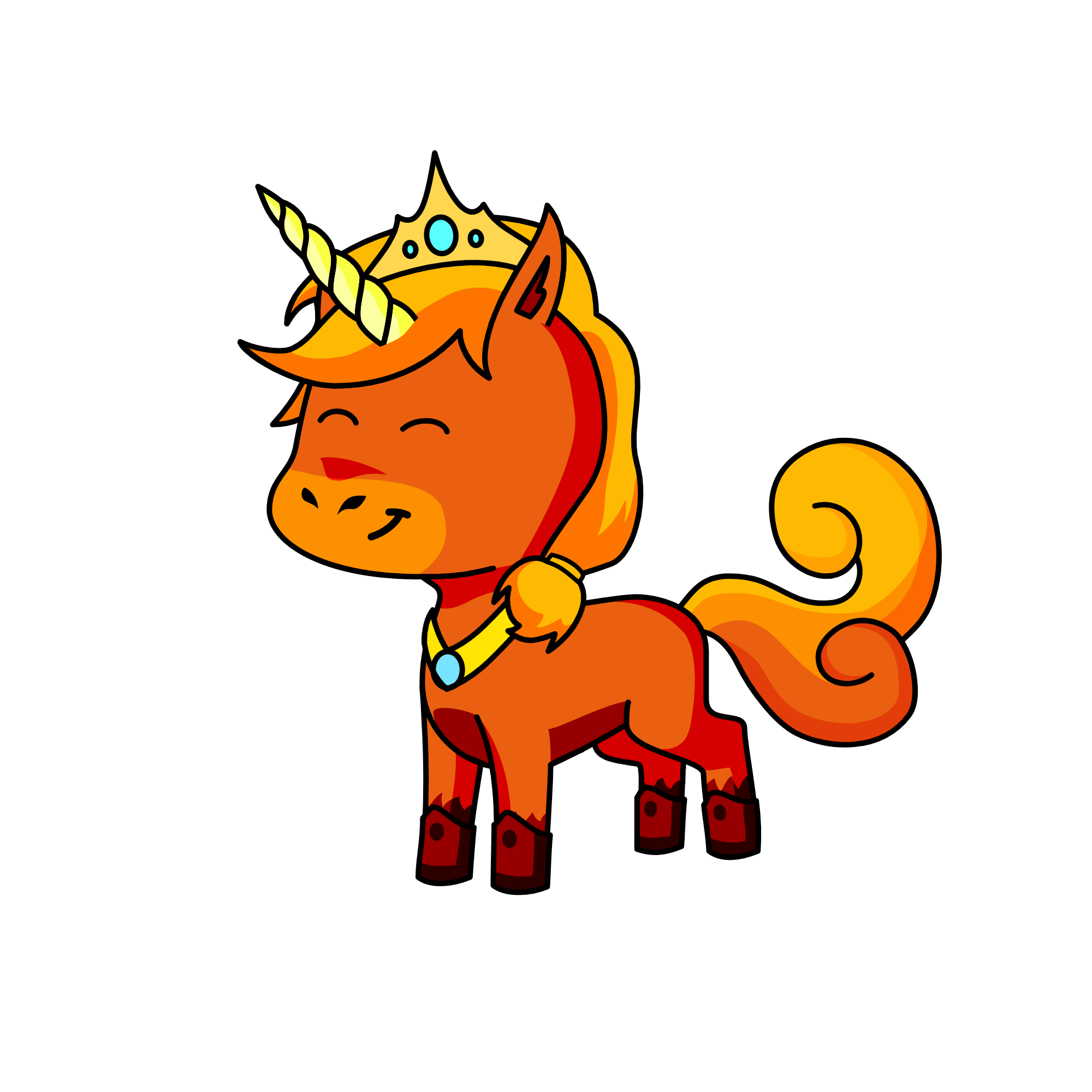 Ungjävel, the unicorn