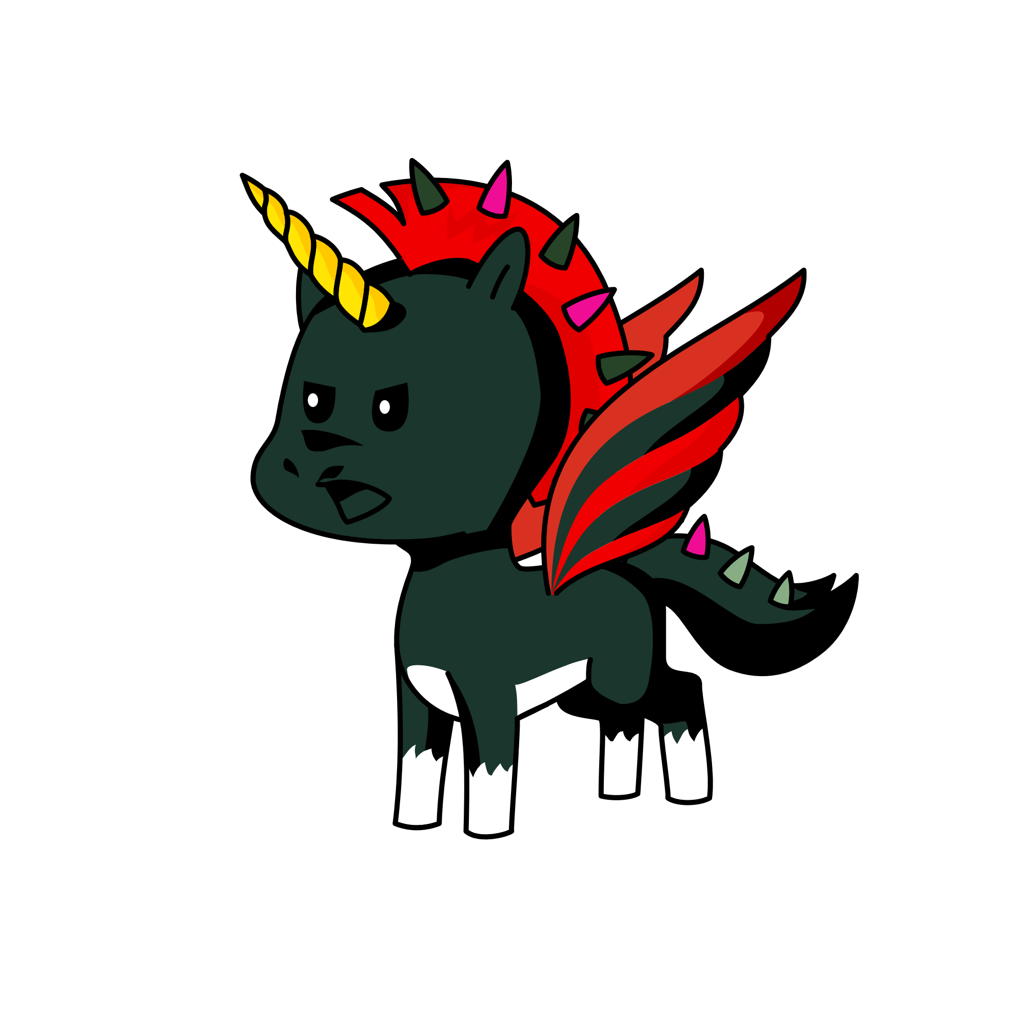 Spike the Brave, the unicorn