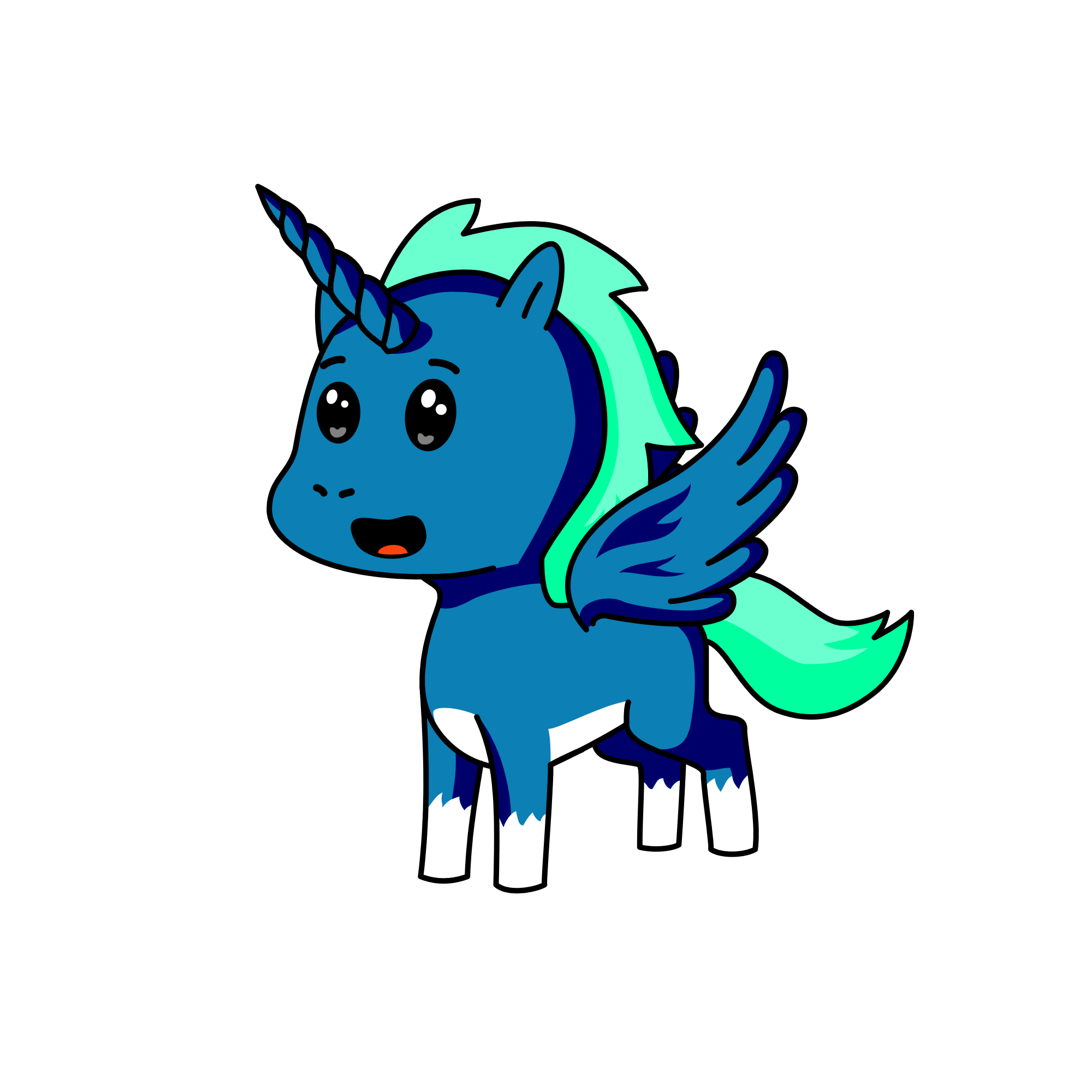Super dash, the unicorn