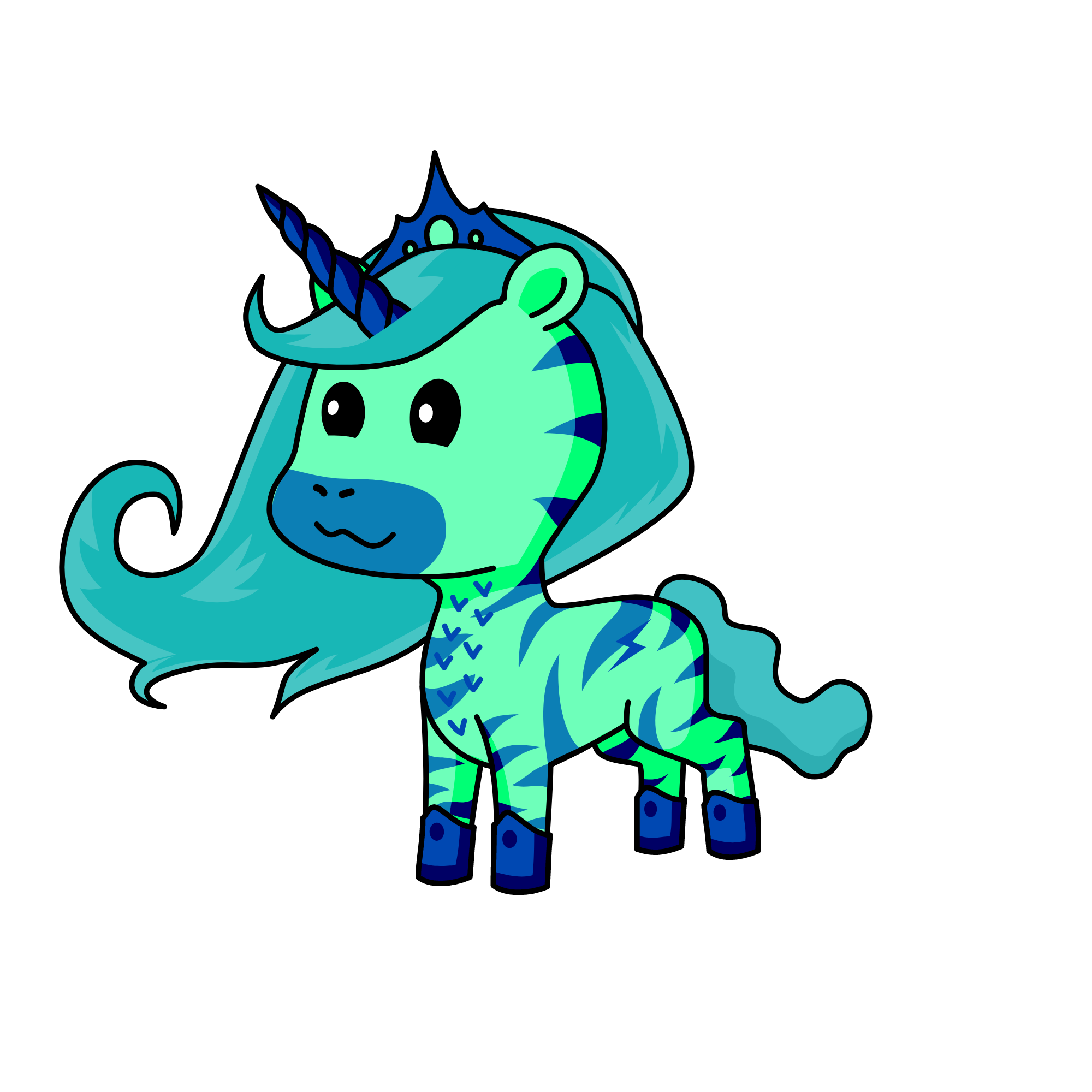 Asamandies, the unicorn
