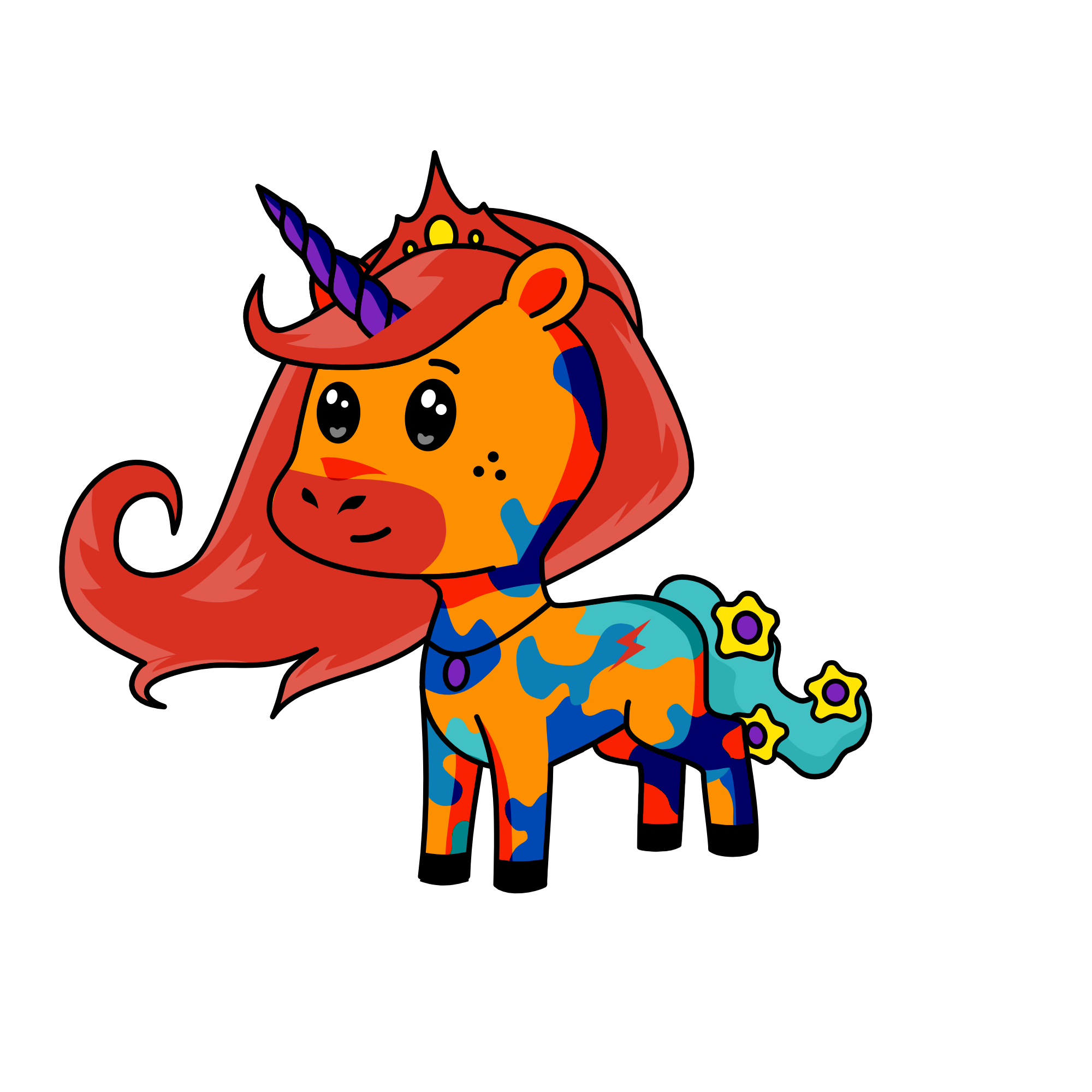 ginger, the unicorn