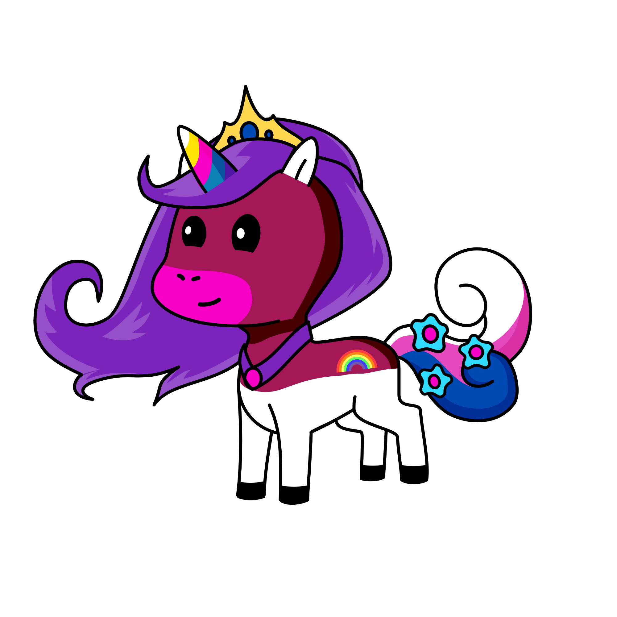 Sky, the unicorn