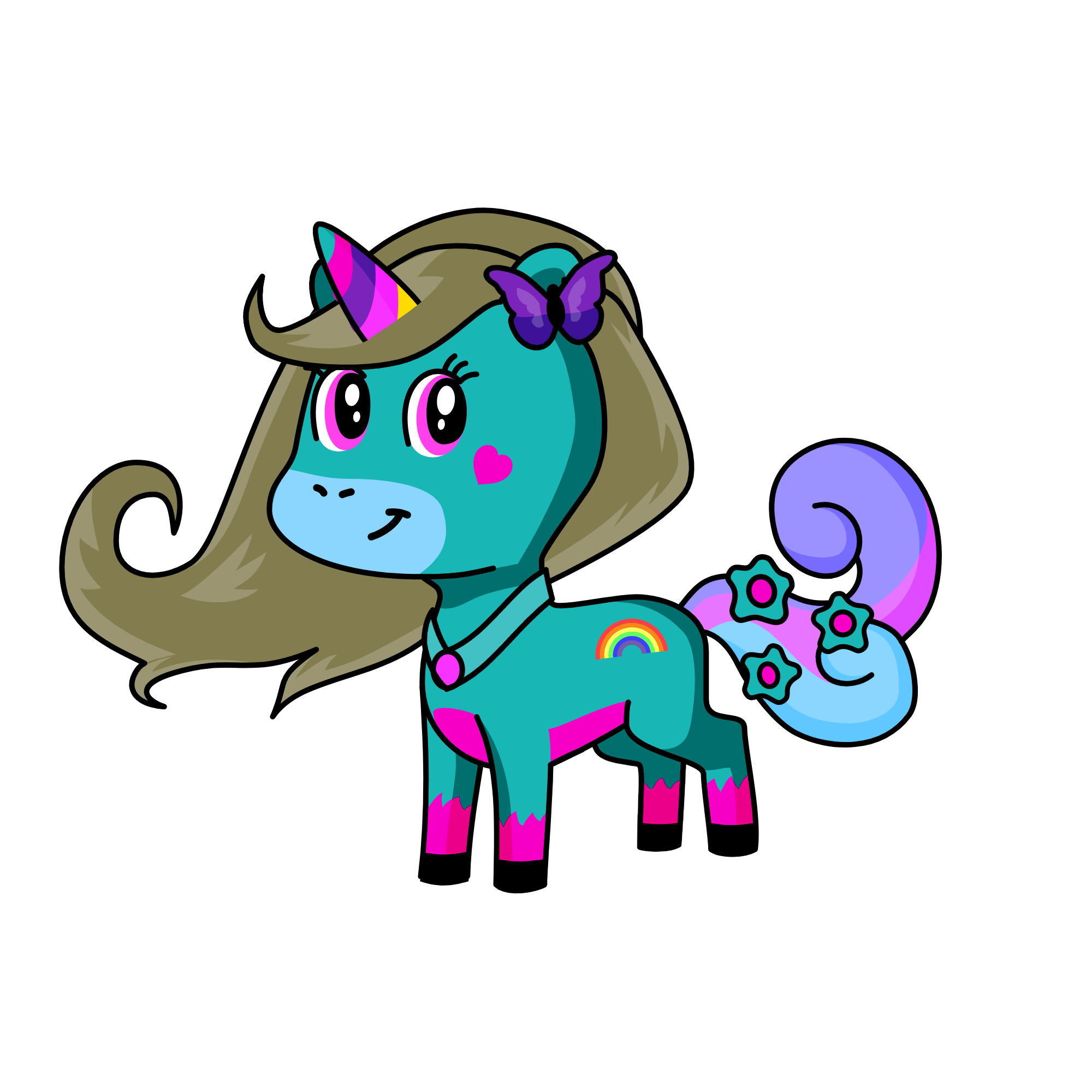 Rose, the unicorn