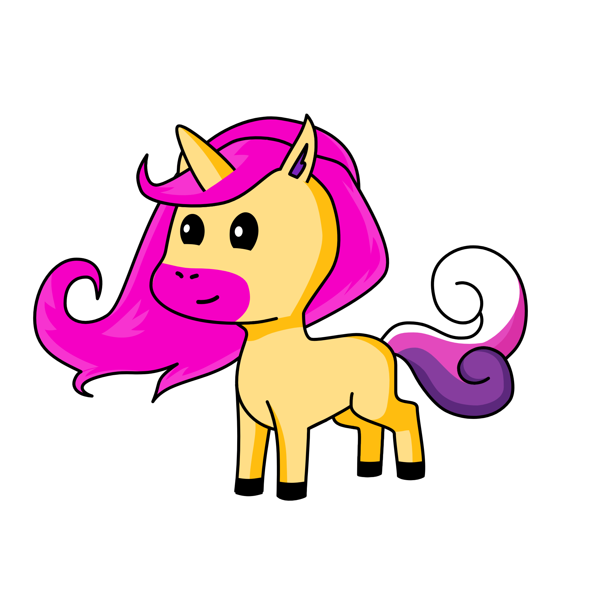 Snow, the unicorn