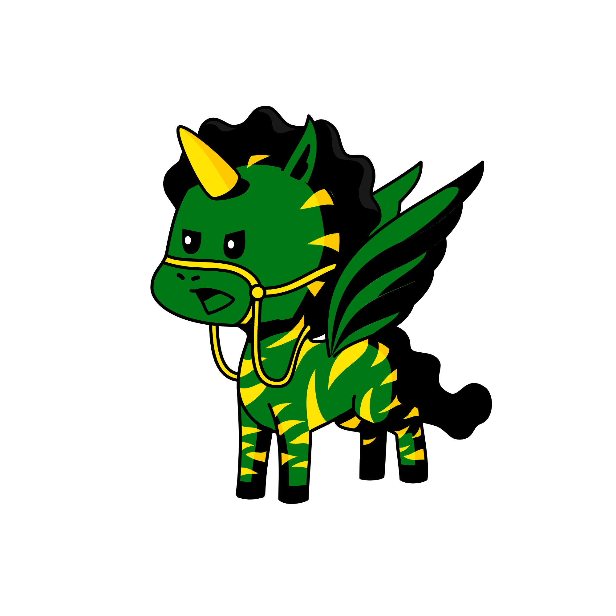 Chief Grenlin ( Chief of the Color Tribe Army ), the unicorn