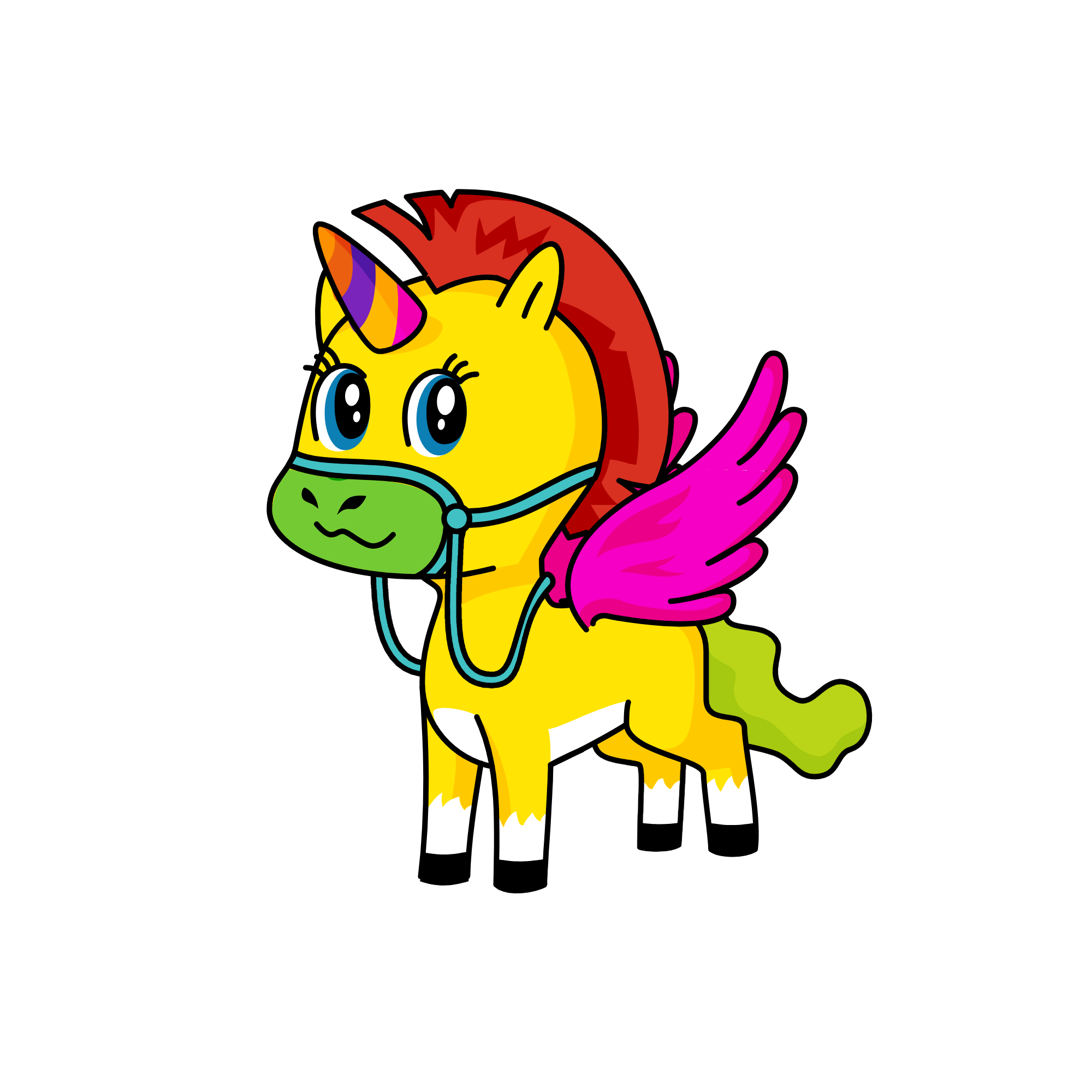 CUTIE GIRl, the unicorn