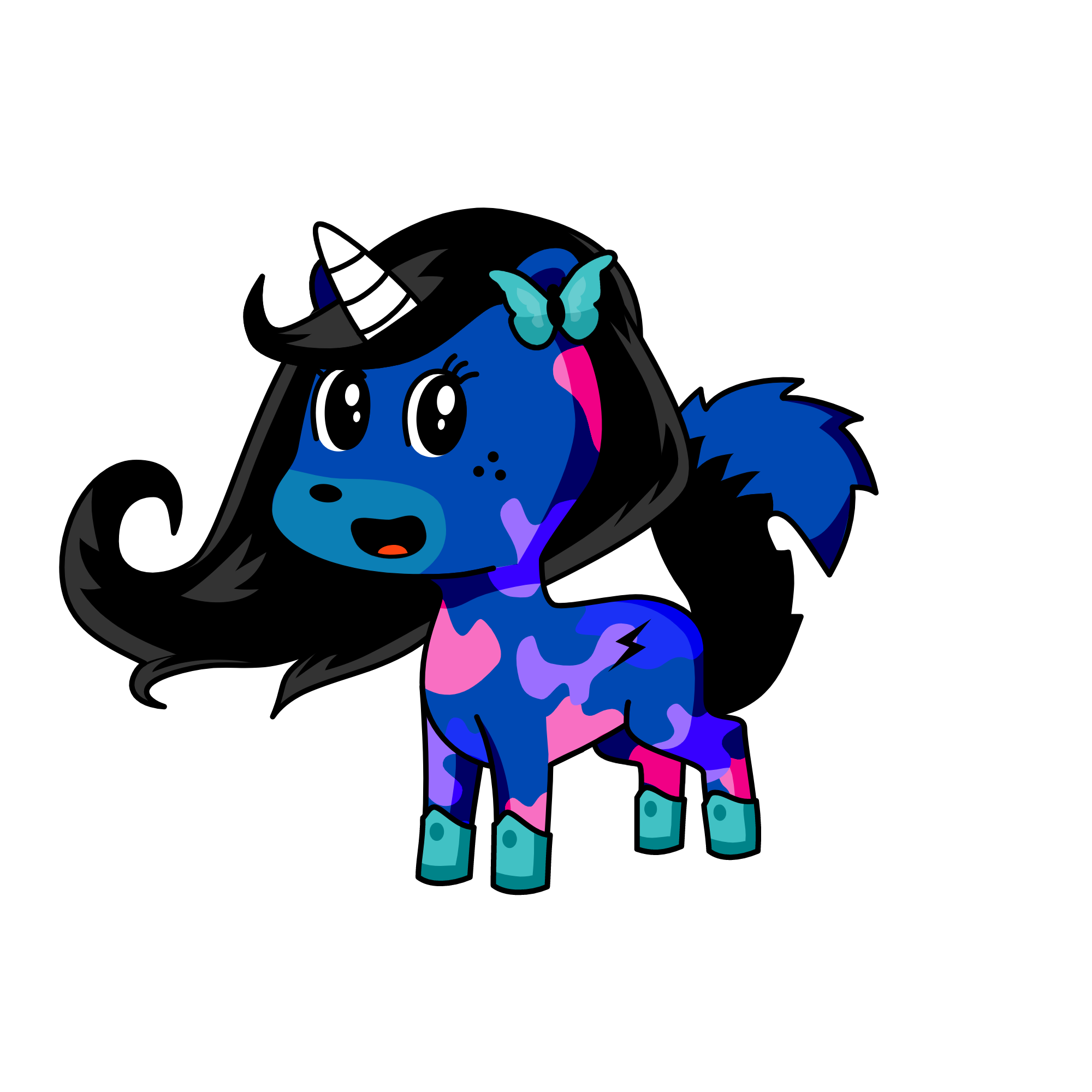 Midnight, the unicorn