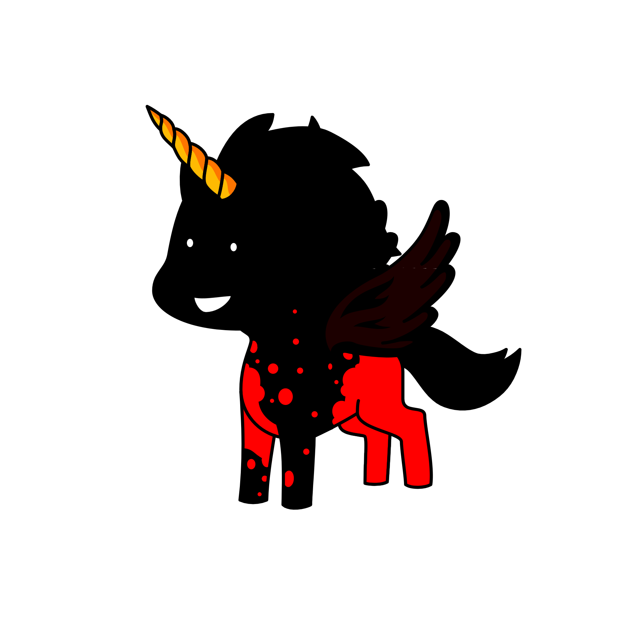Princess night killer, the unicorn