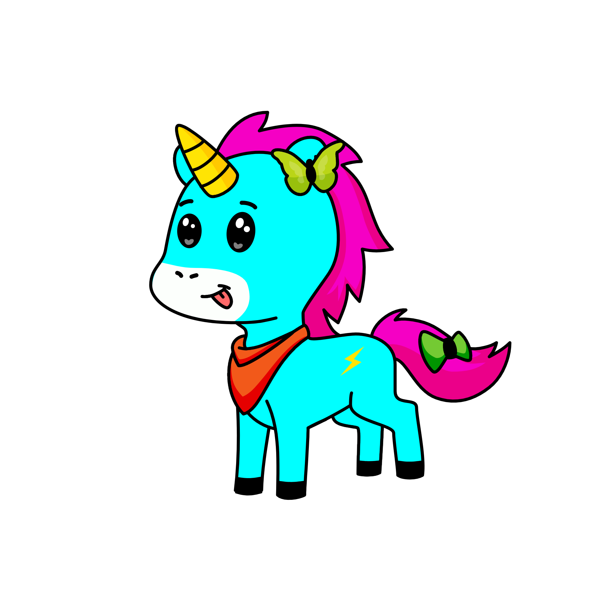 Cutie, the unicorn