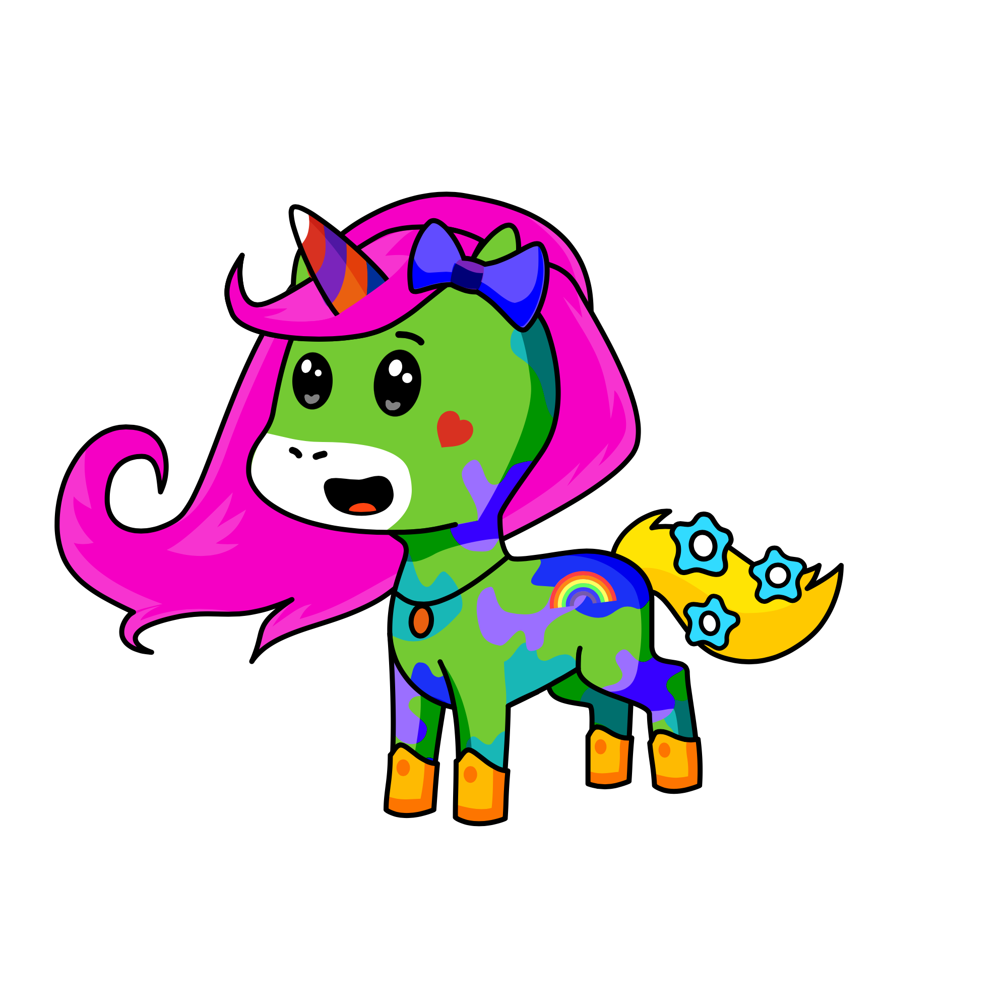 rainbow, the unicorn