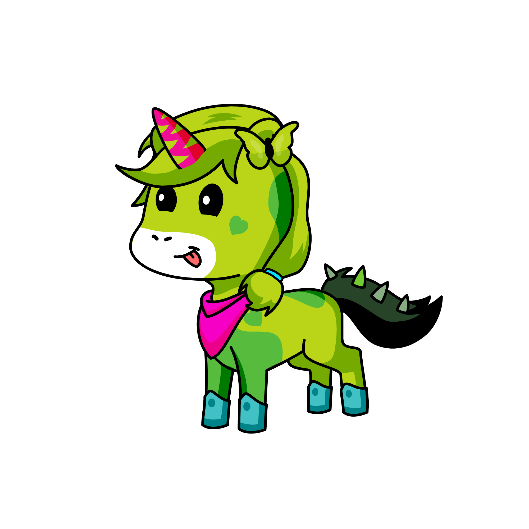 Jade, the unicorn
