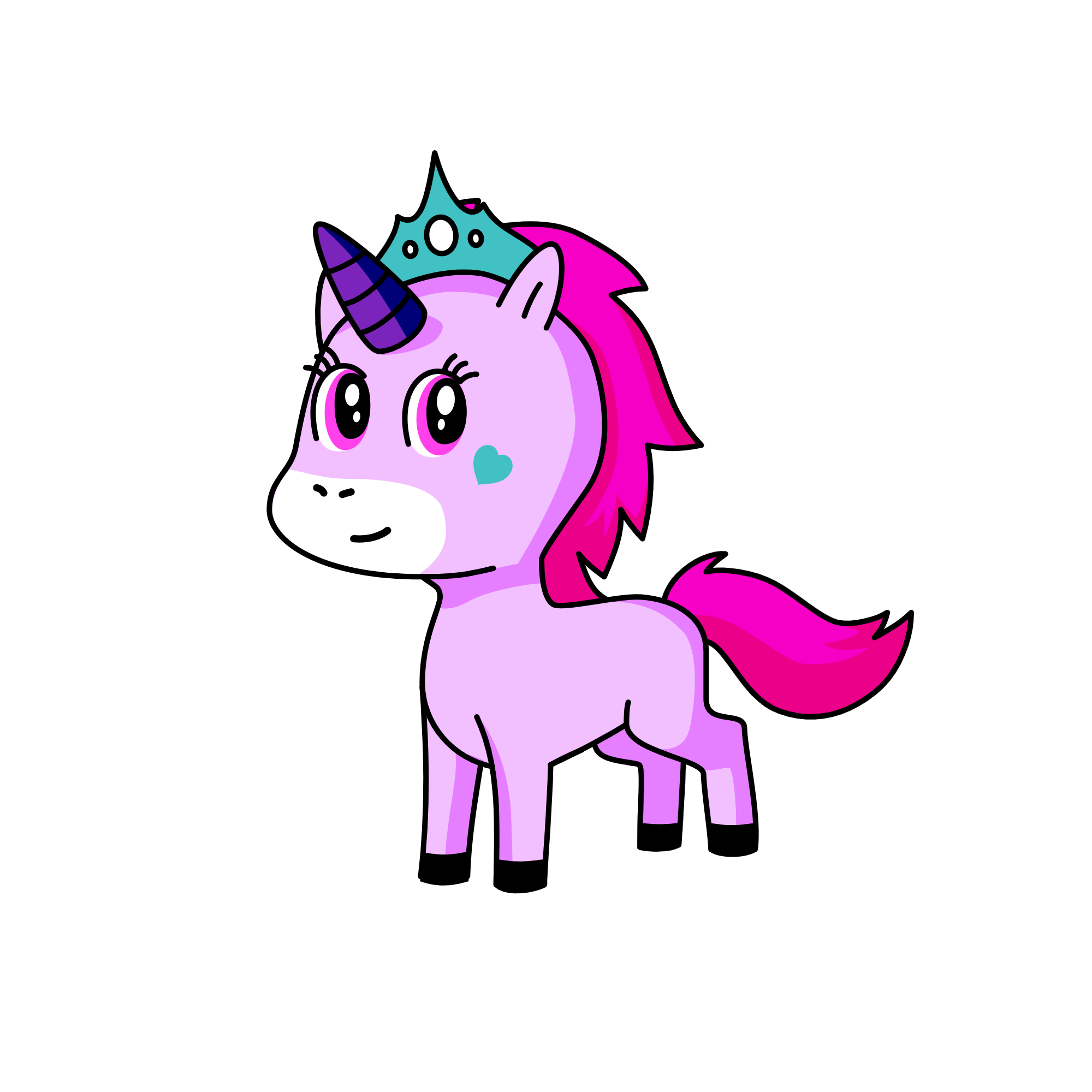 Shine, the unicorn