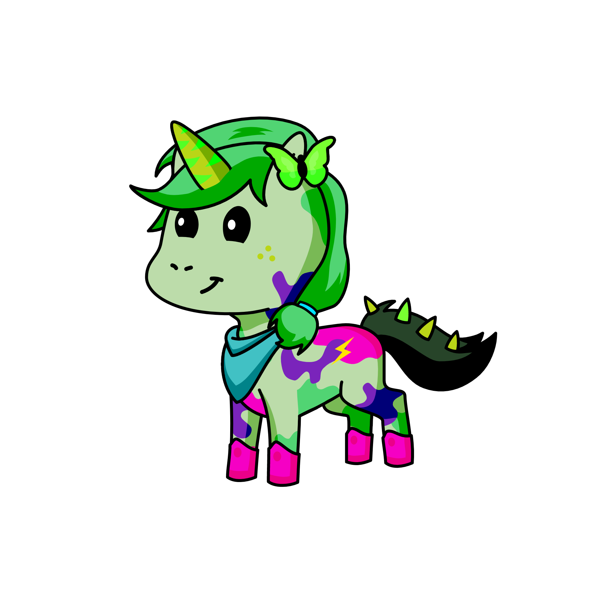 Jade, the unicorn