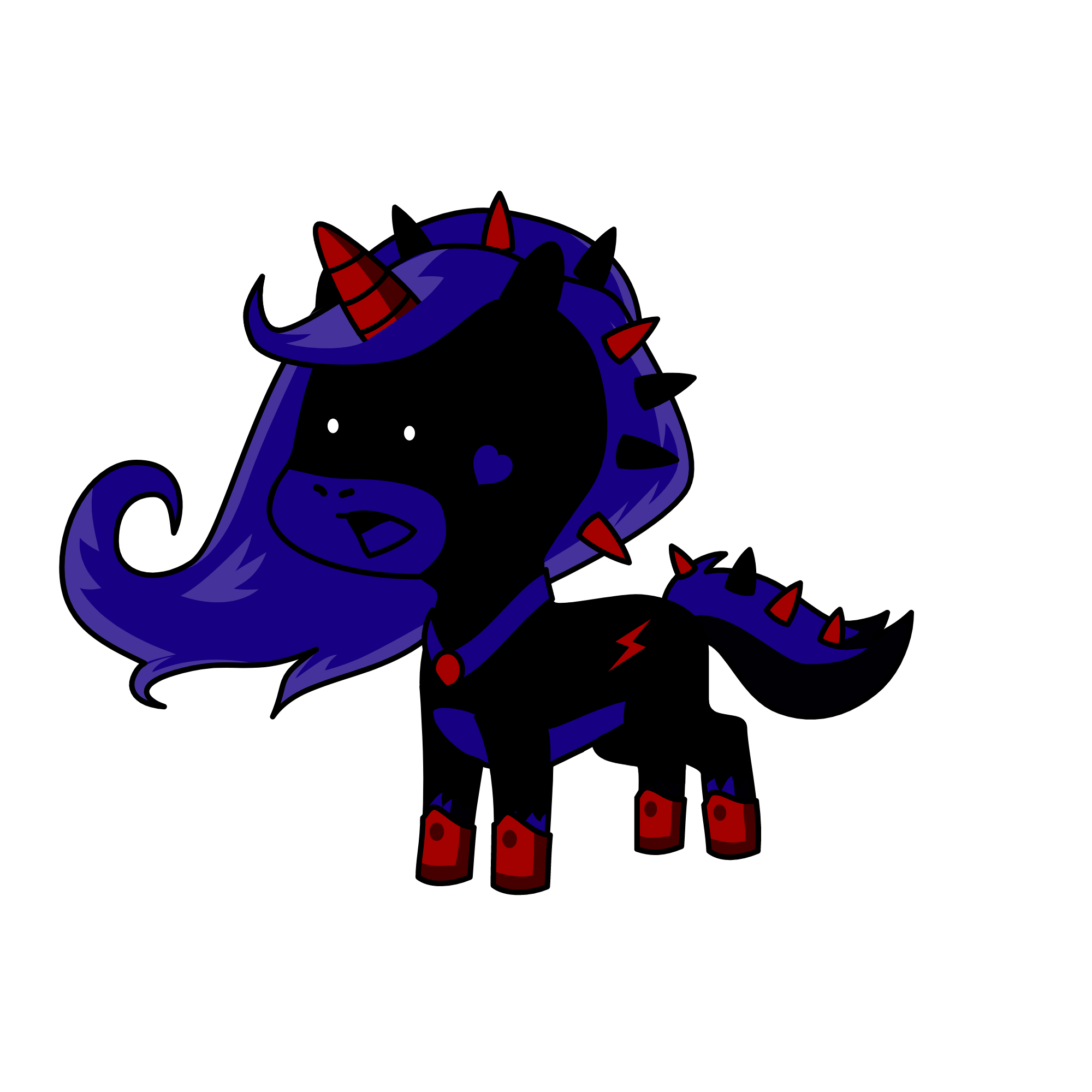 Midnight, the unicorn