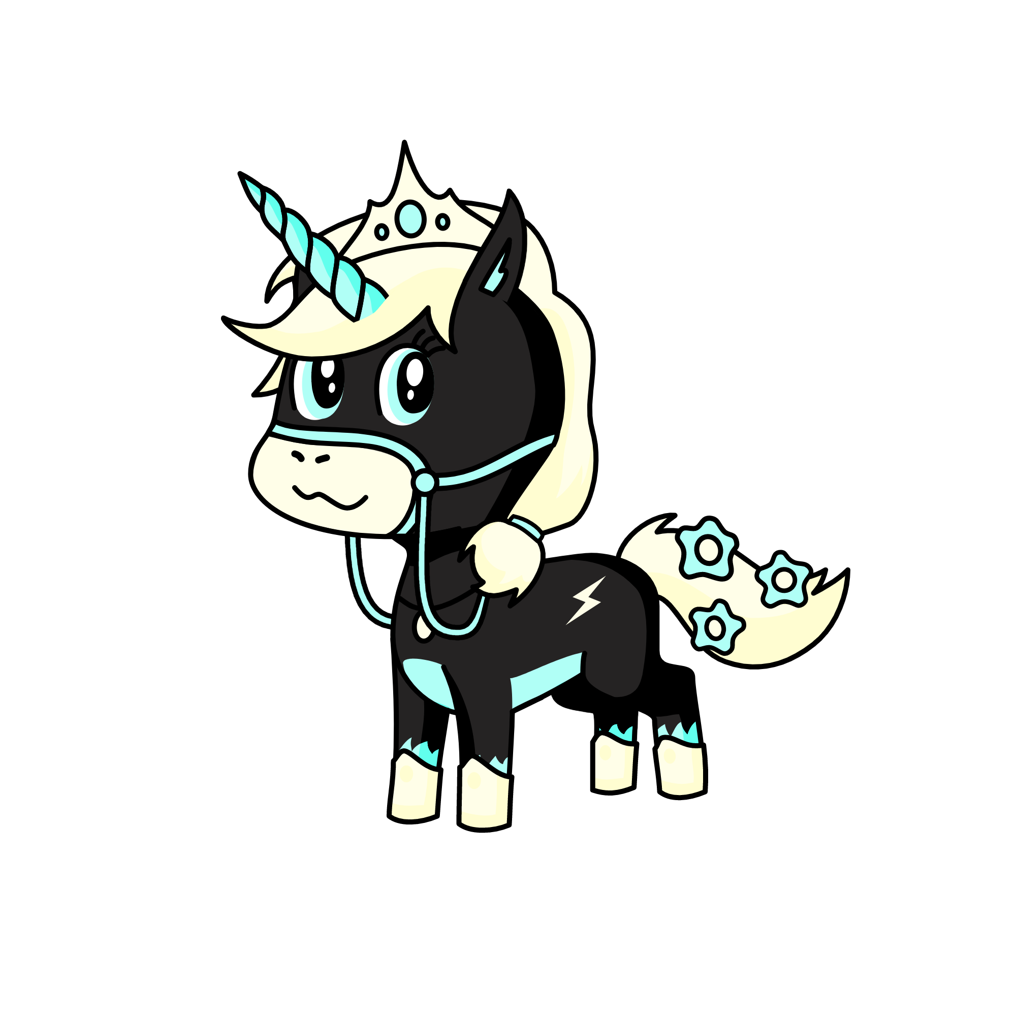 Sky, the unicorn