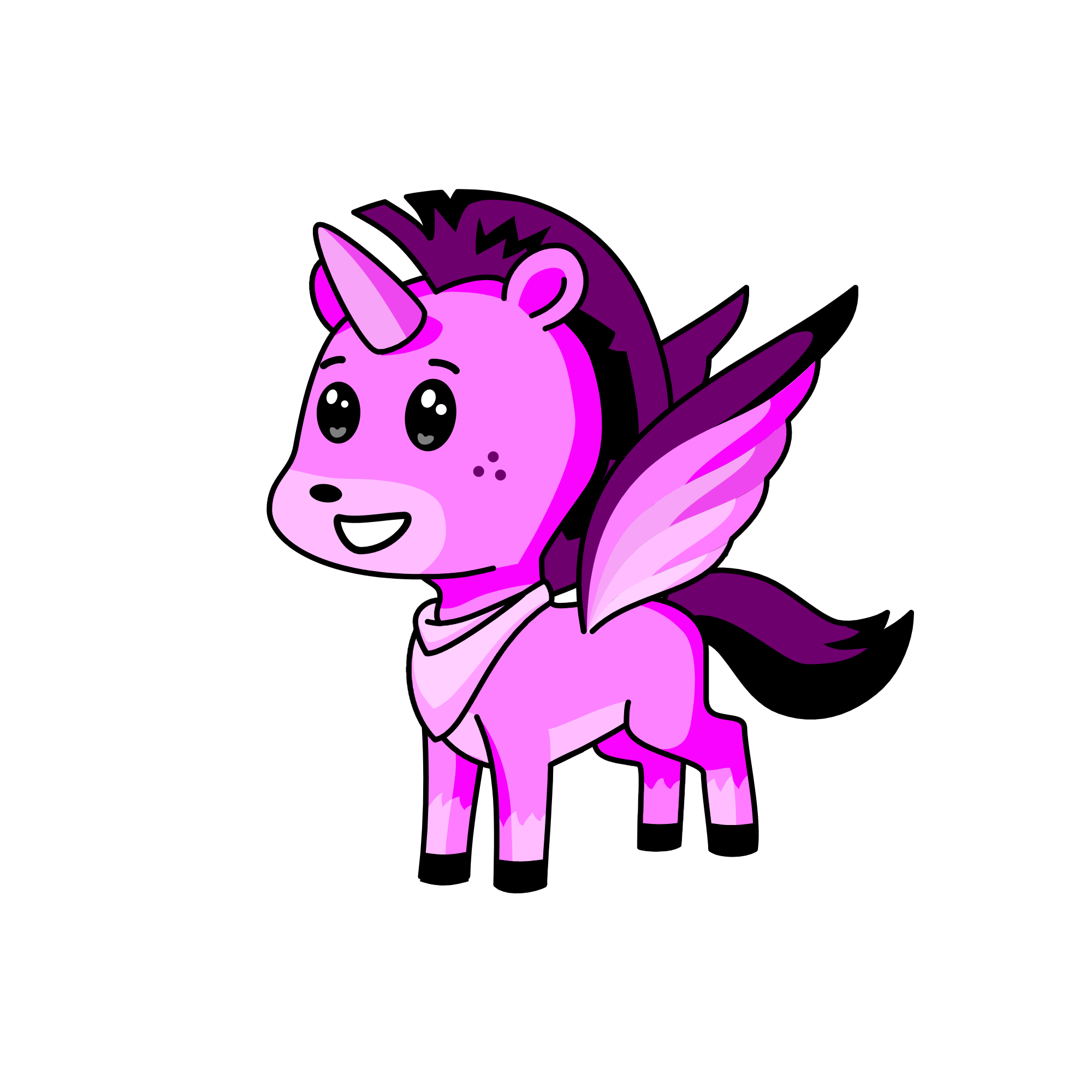 Lord Pink, the unicorn
